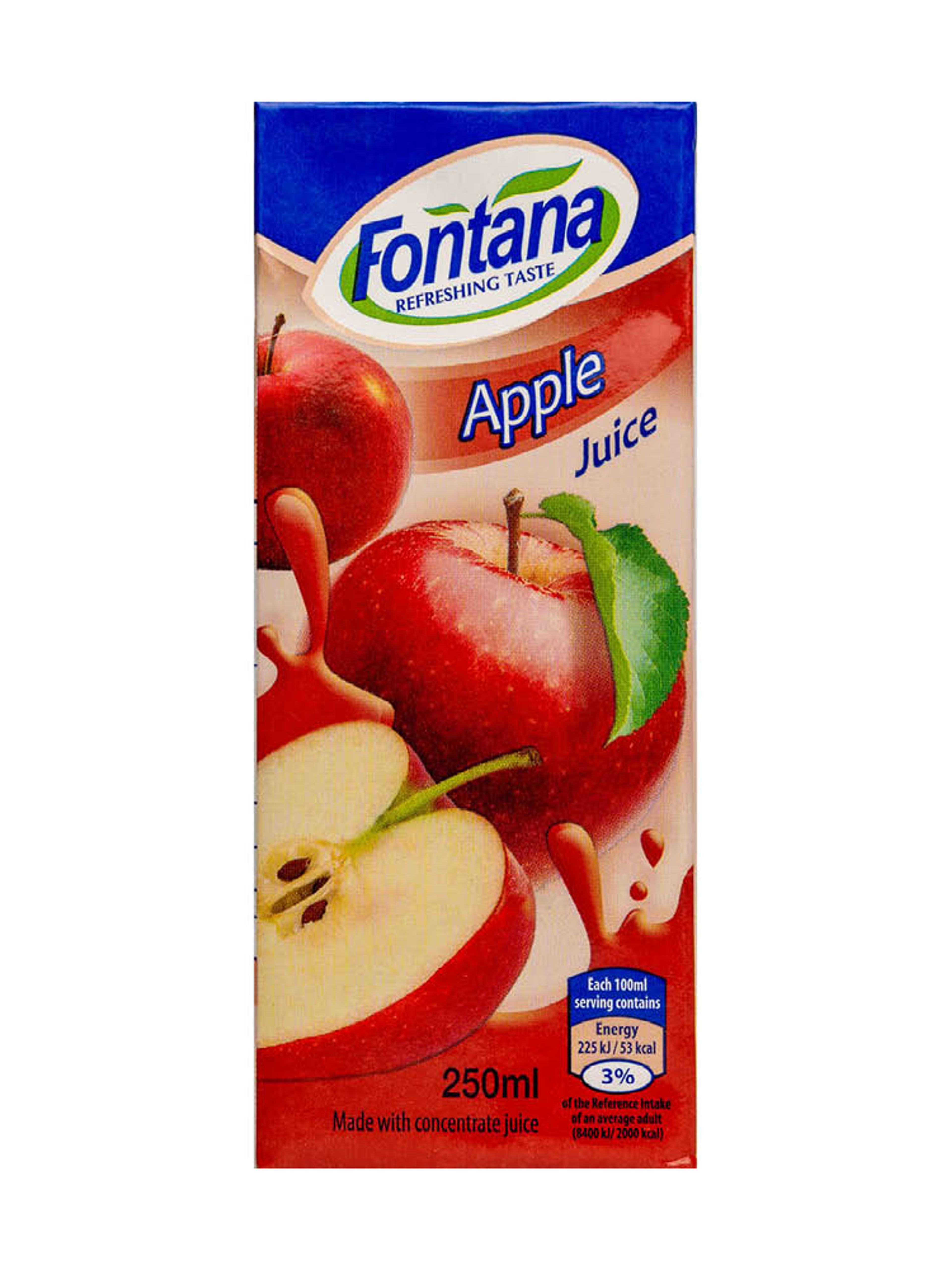 Produktbild som visar Småjuice Äpple från Fontana