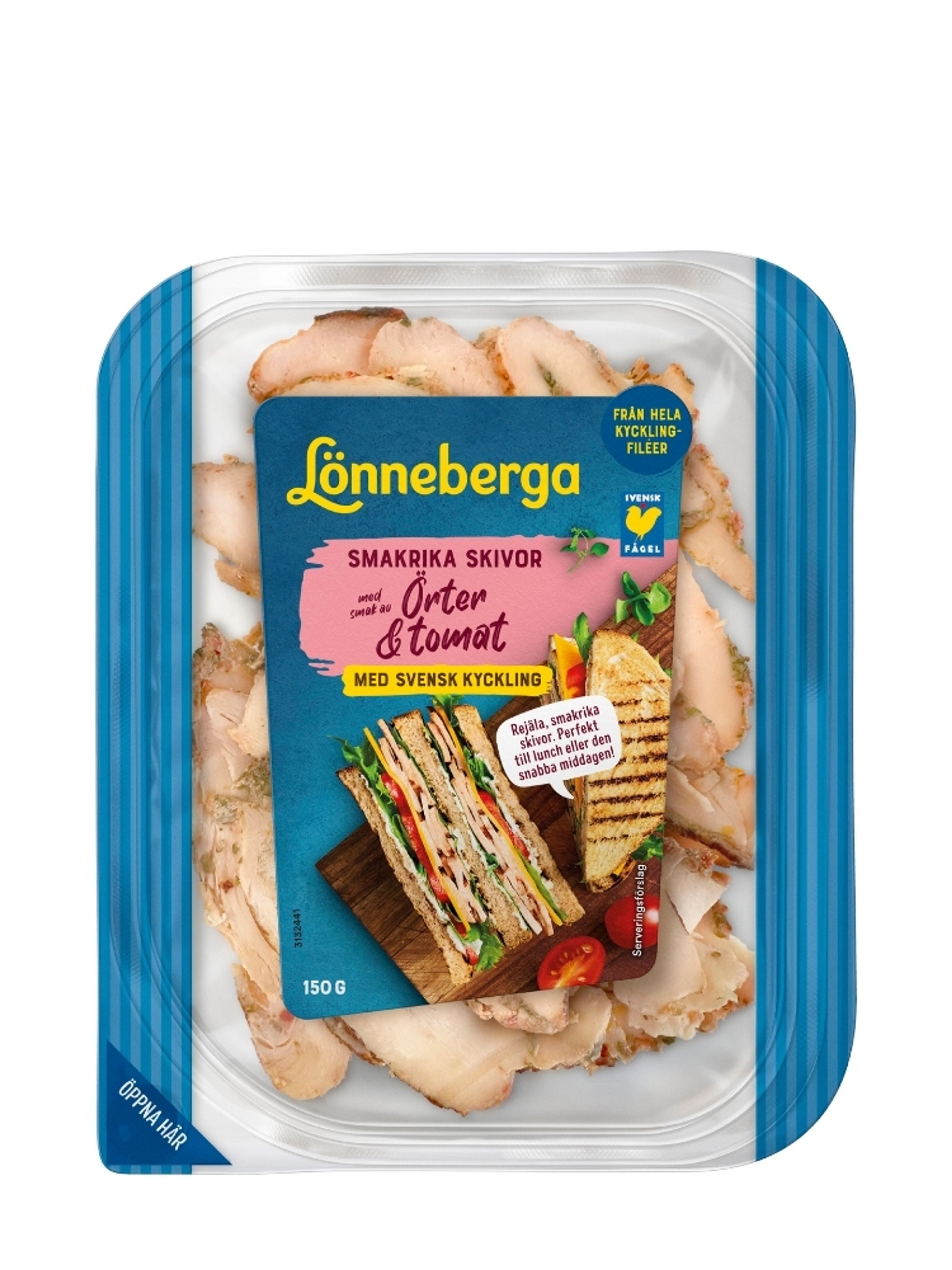 Produktbild som visar Smakrika skivor - Örter & Tomat från Lönneberga