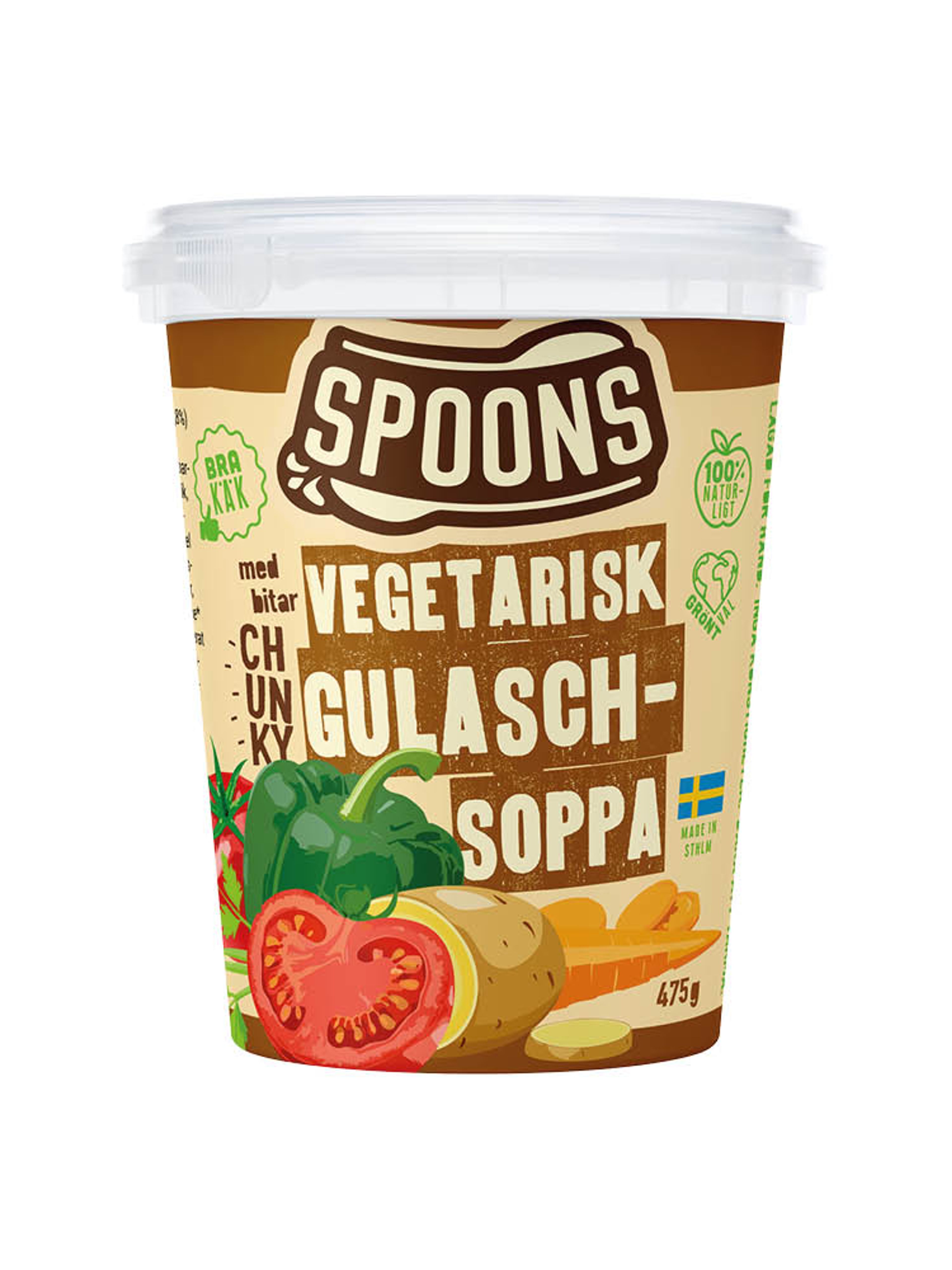 Produktbild som visar Vegetarisk Gulasch från Spoons