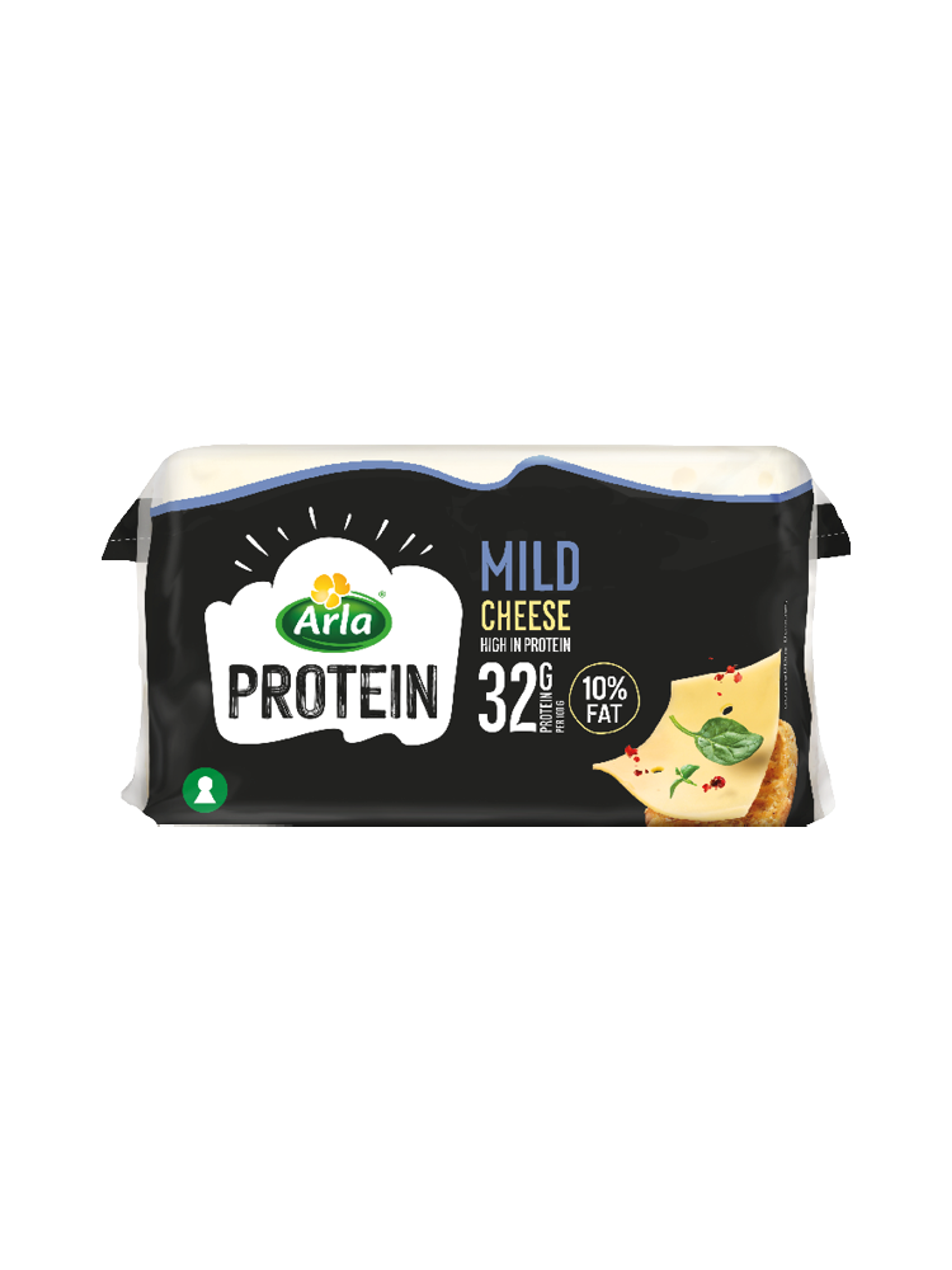 Produktbild som visar Mild Cheese 10% från Arla Protein