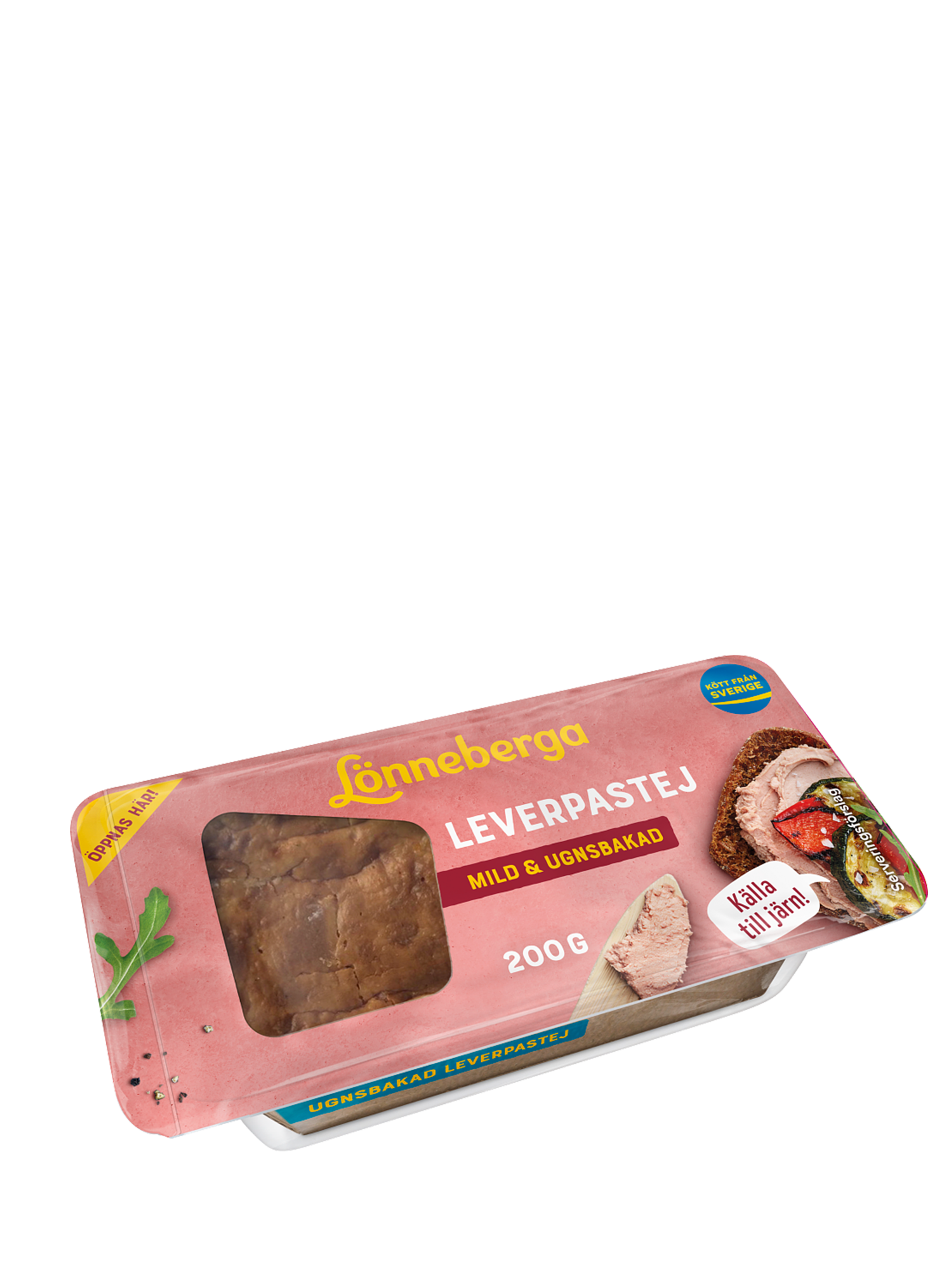 Produktbild som visar Ugnsbakad Bredbar Leverpastej från Lönneberga