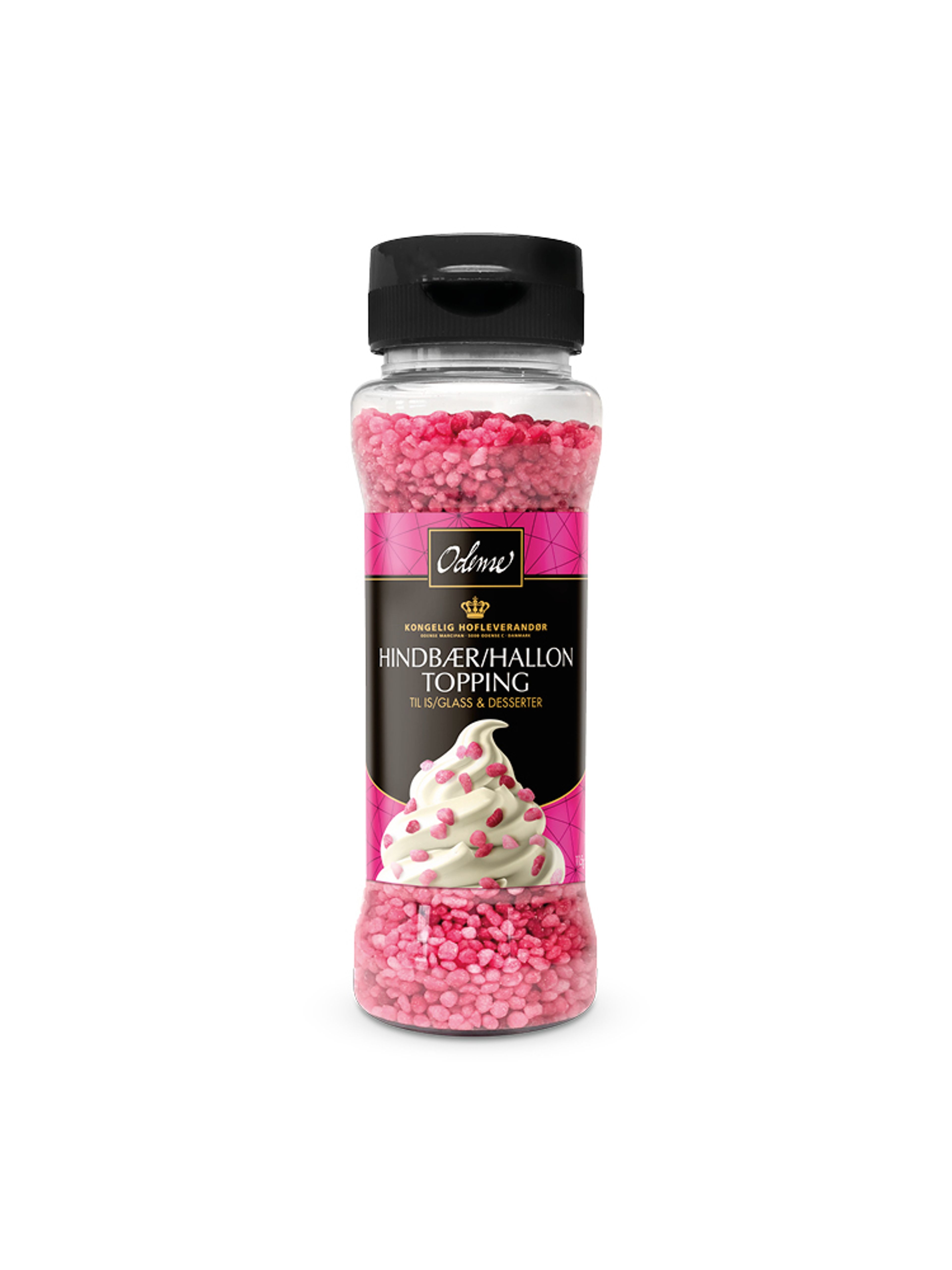 Produktbild som visar Topping hallon från Odense