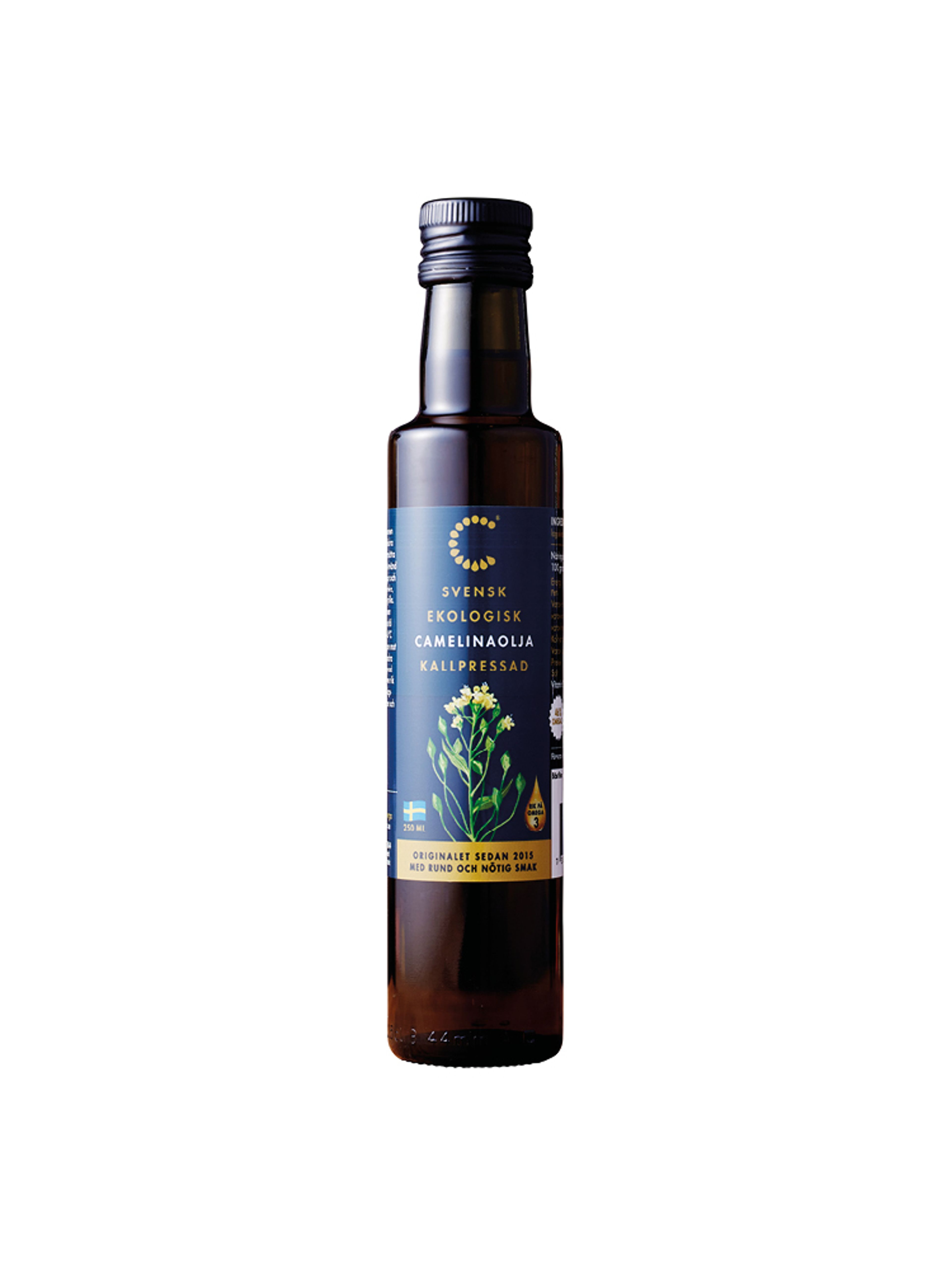 Produktbild som visar Camelinaolja från Camelina of Sweden
