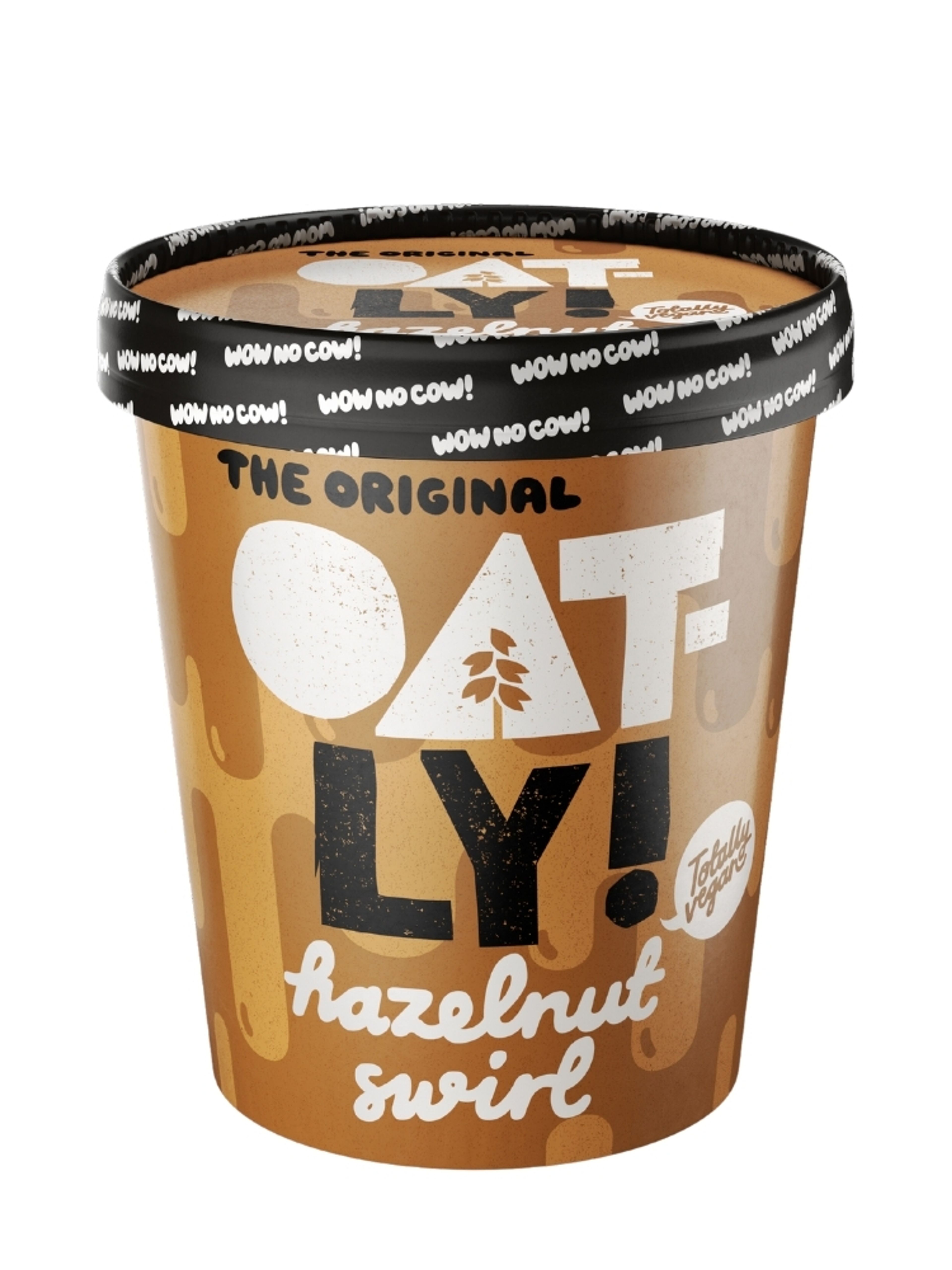 Produktbild som visar Hazelnut Swirl från Oatly