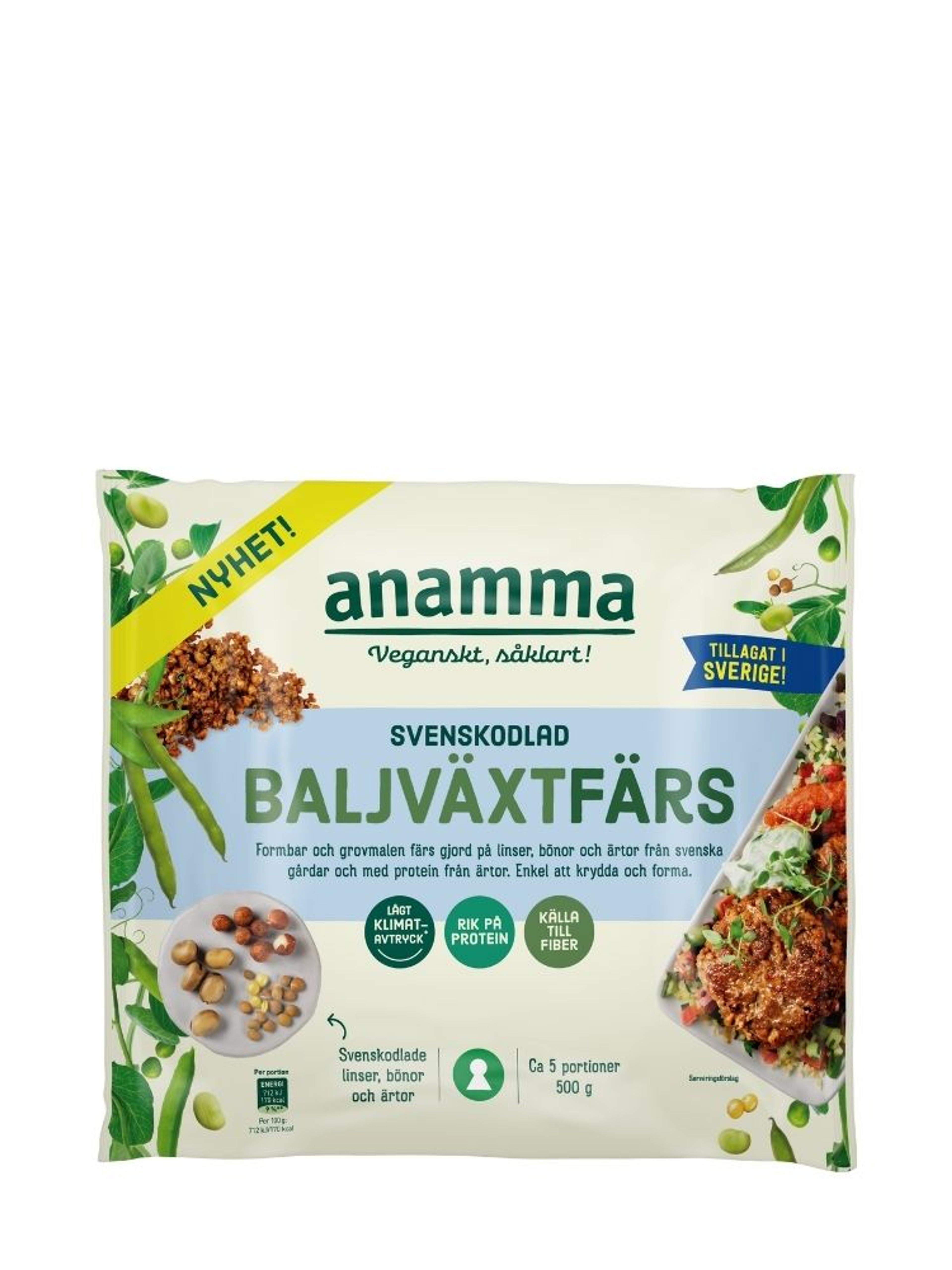 Produktbild som visar Baljväxtfärs från Anamma
