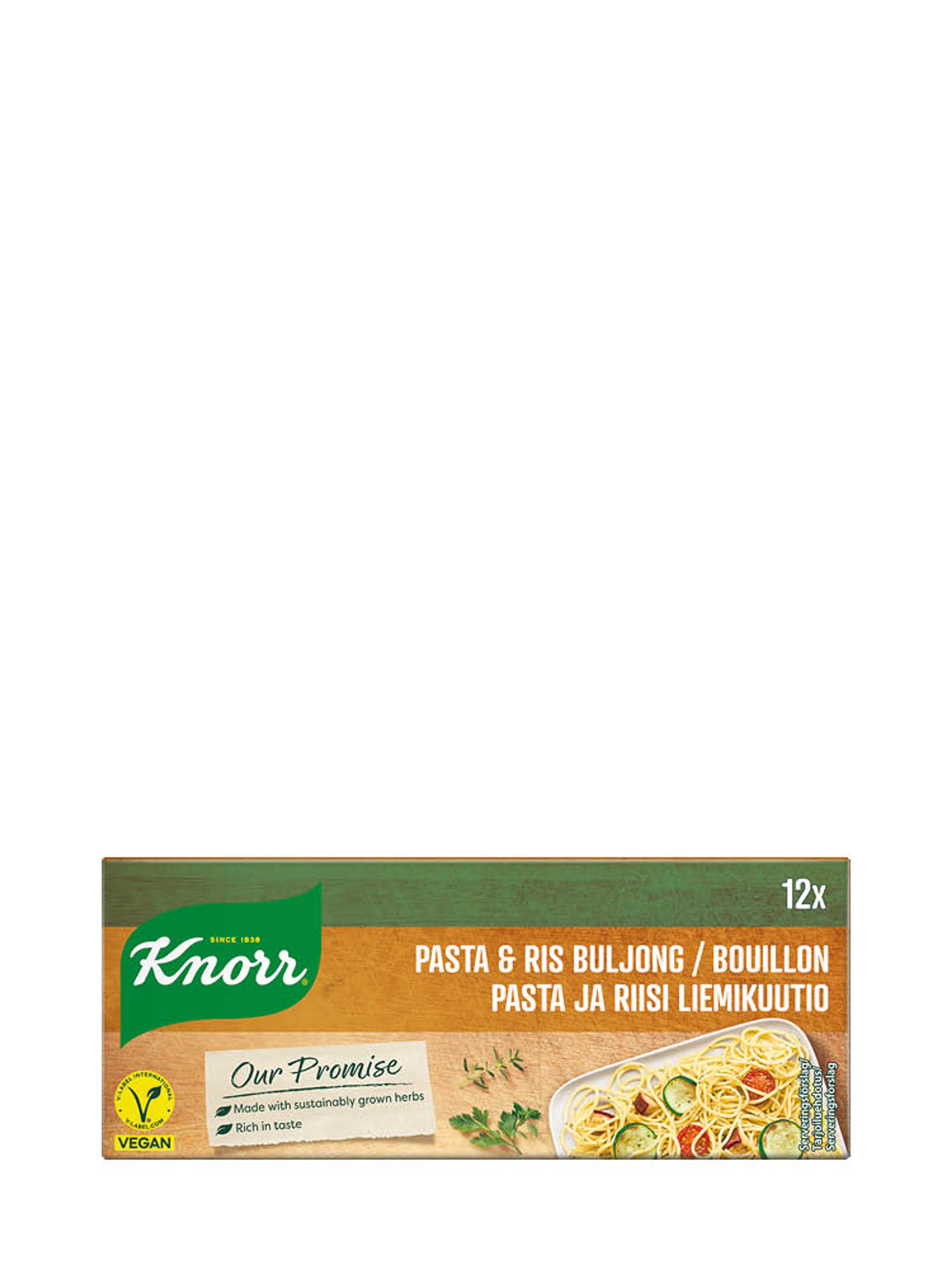 Produktbild som visar Pasta & Risbuljong från Knorr