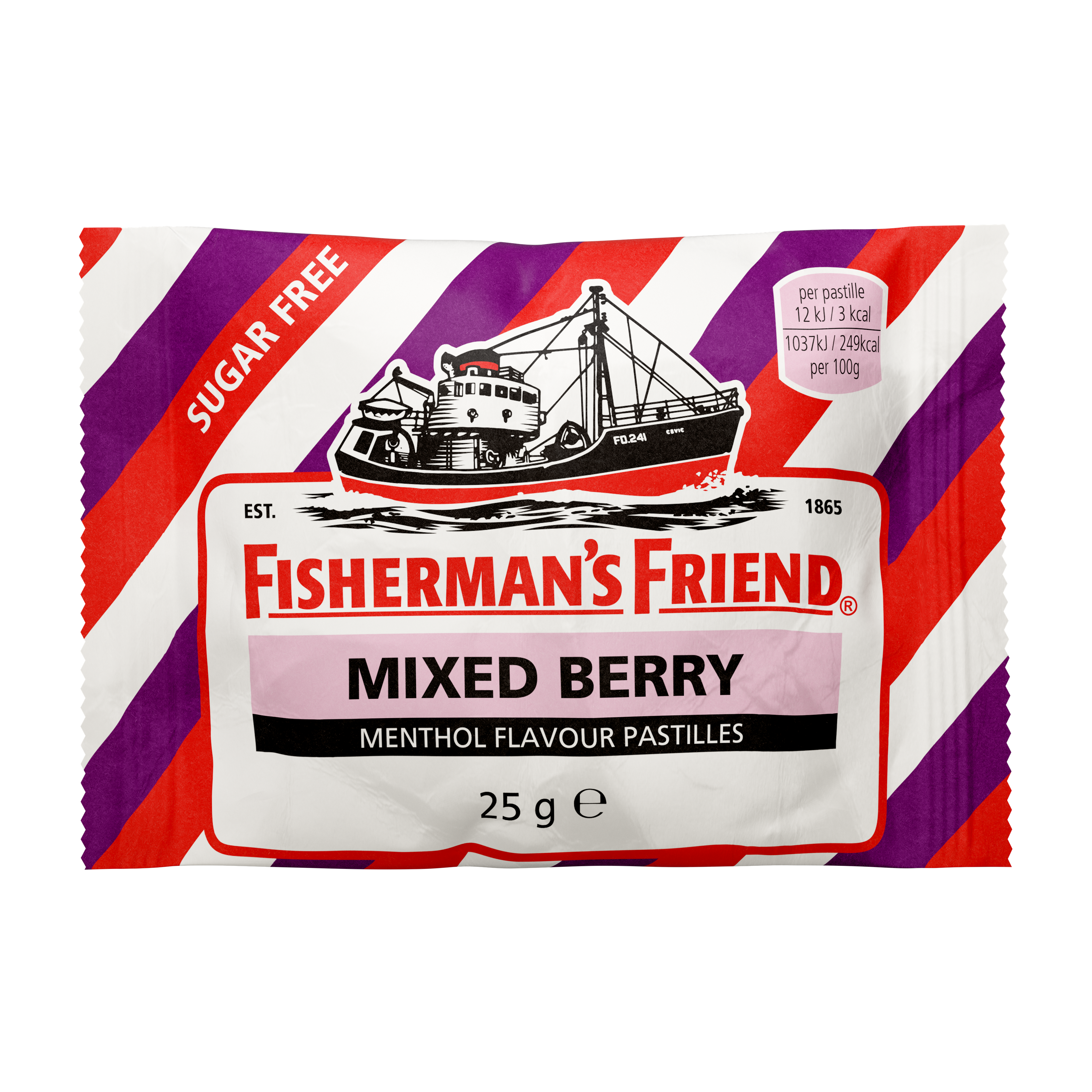 Produktbild som visar Halstablett - Mixed Berry från Fisherman's Friend