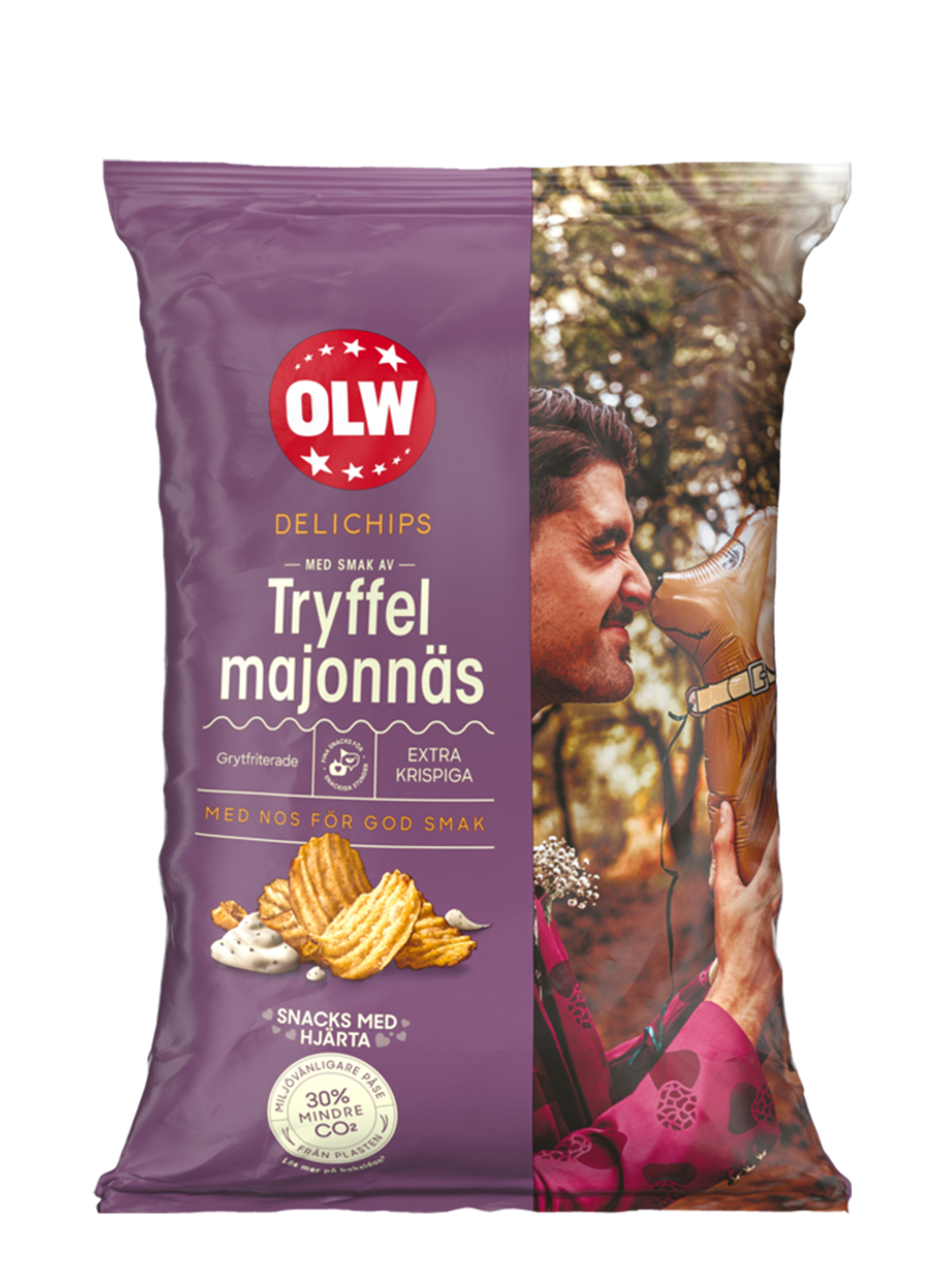 Produktbild som visar Delichips Tryffelmajonnäs från OLW