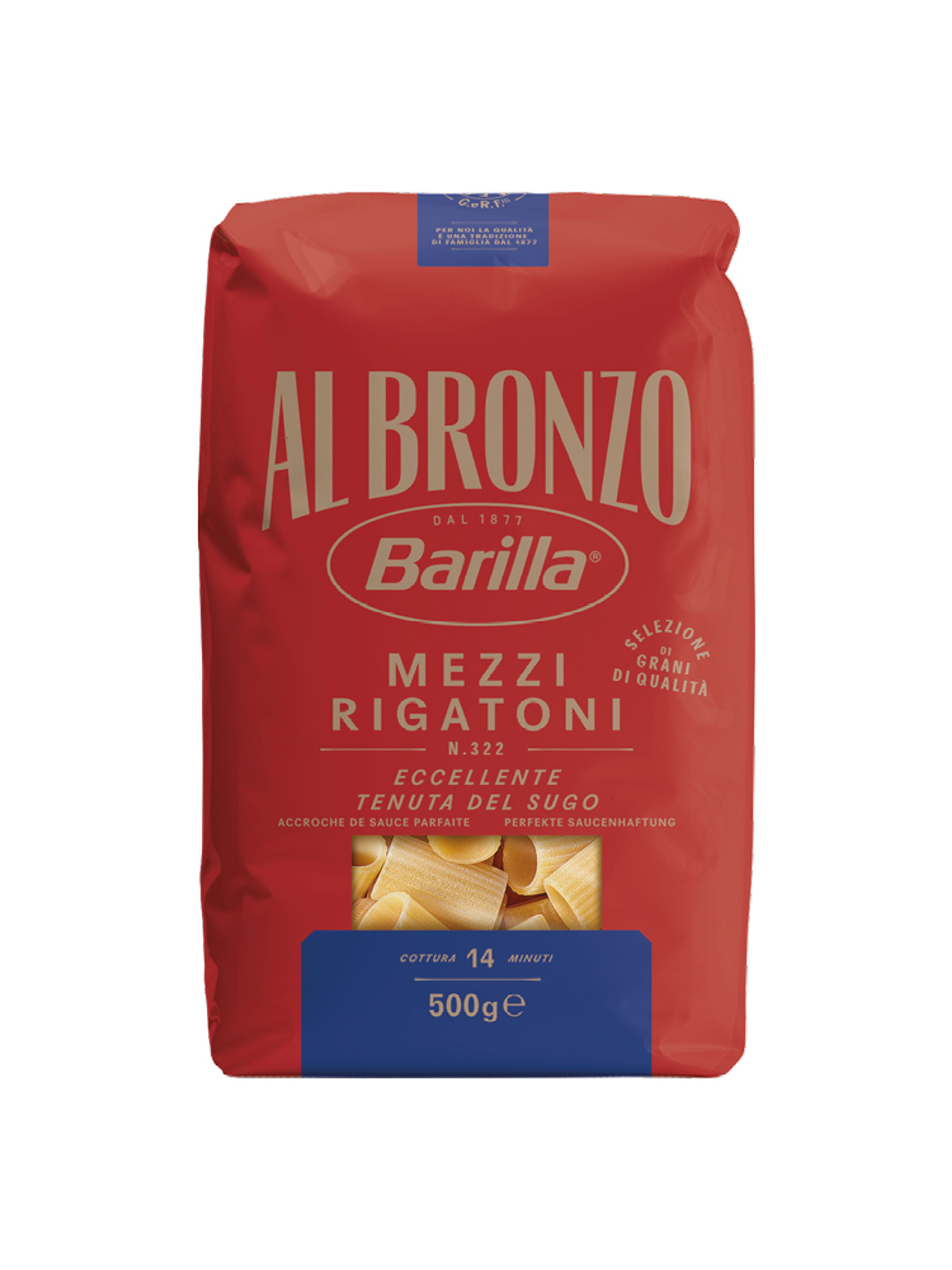 Produktbild som visar Pasta Mezzi Rigatoni från Barilla