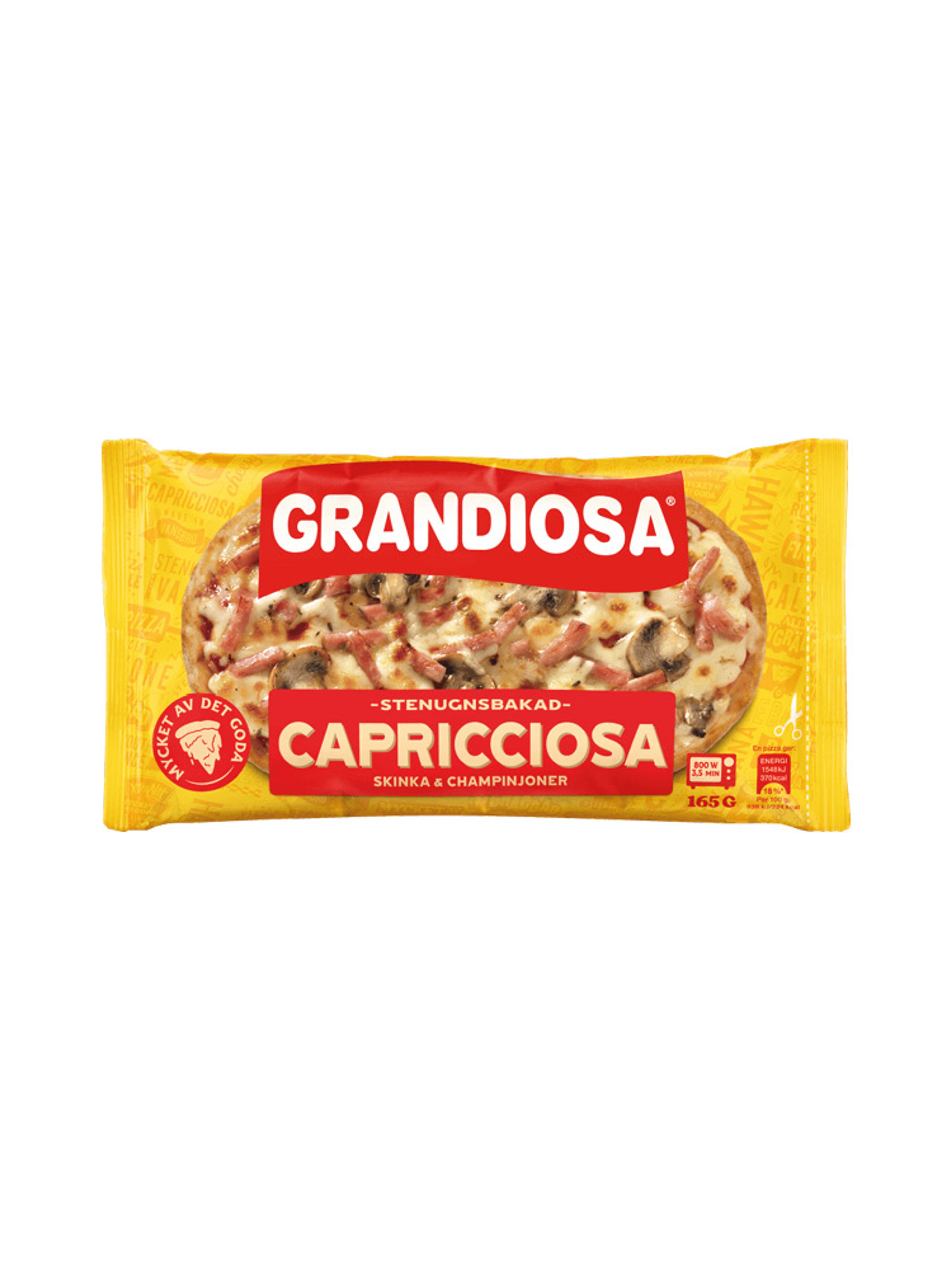 Produktbild som visar Minipizza Capricciosa från Grandiosa