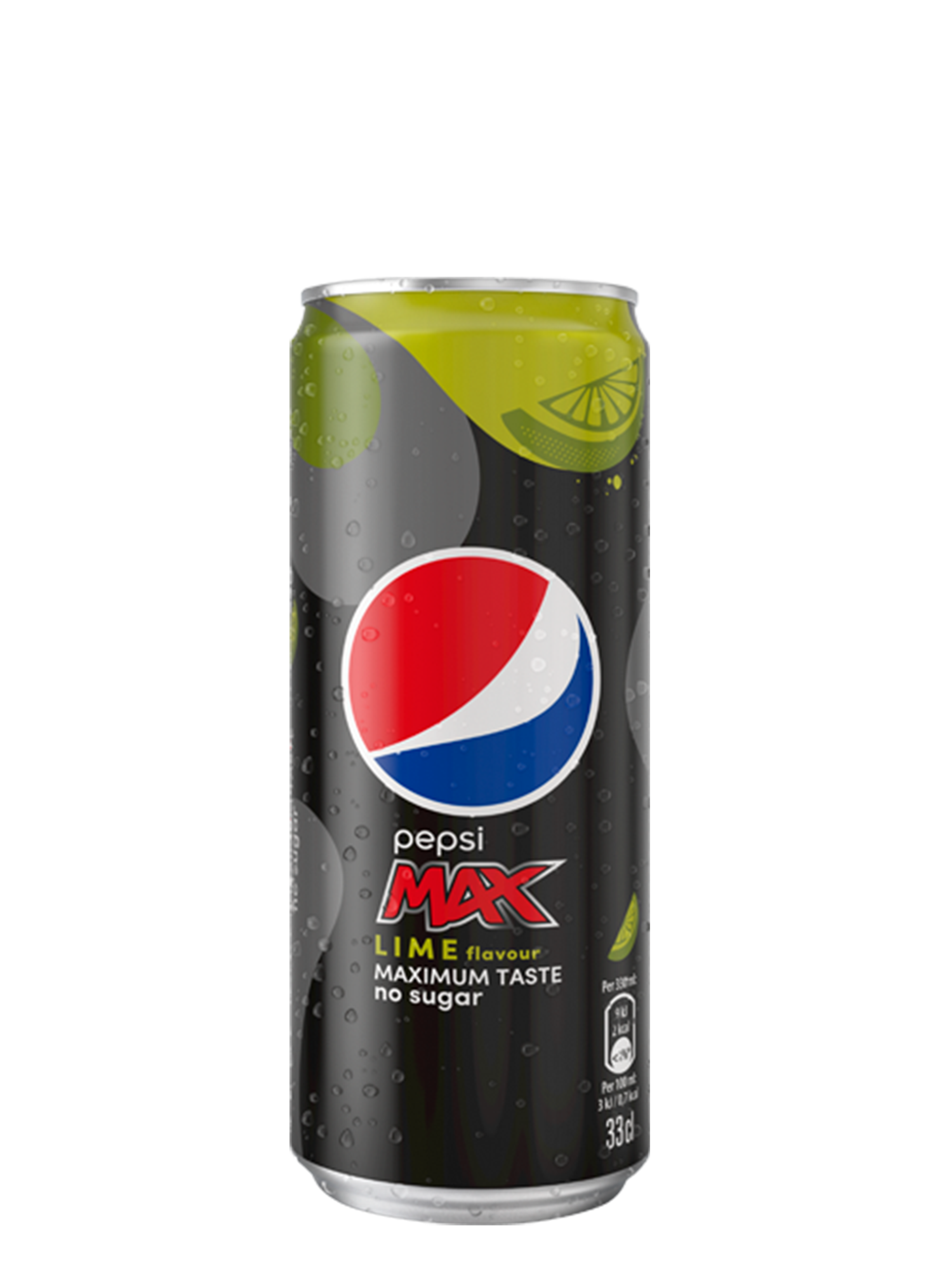 Produktbild som visar Pepsi MAX Lime från Pepsi MAX
