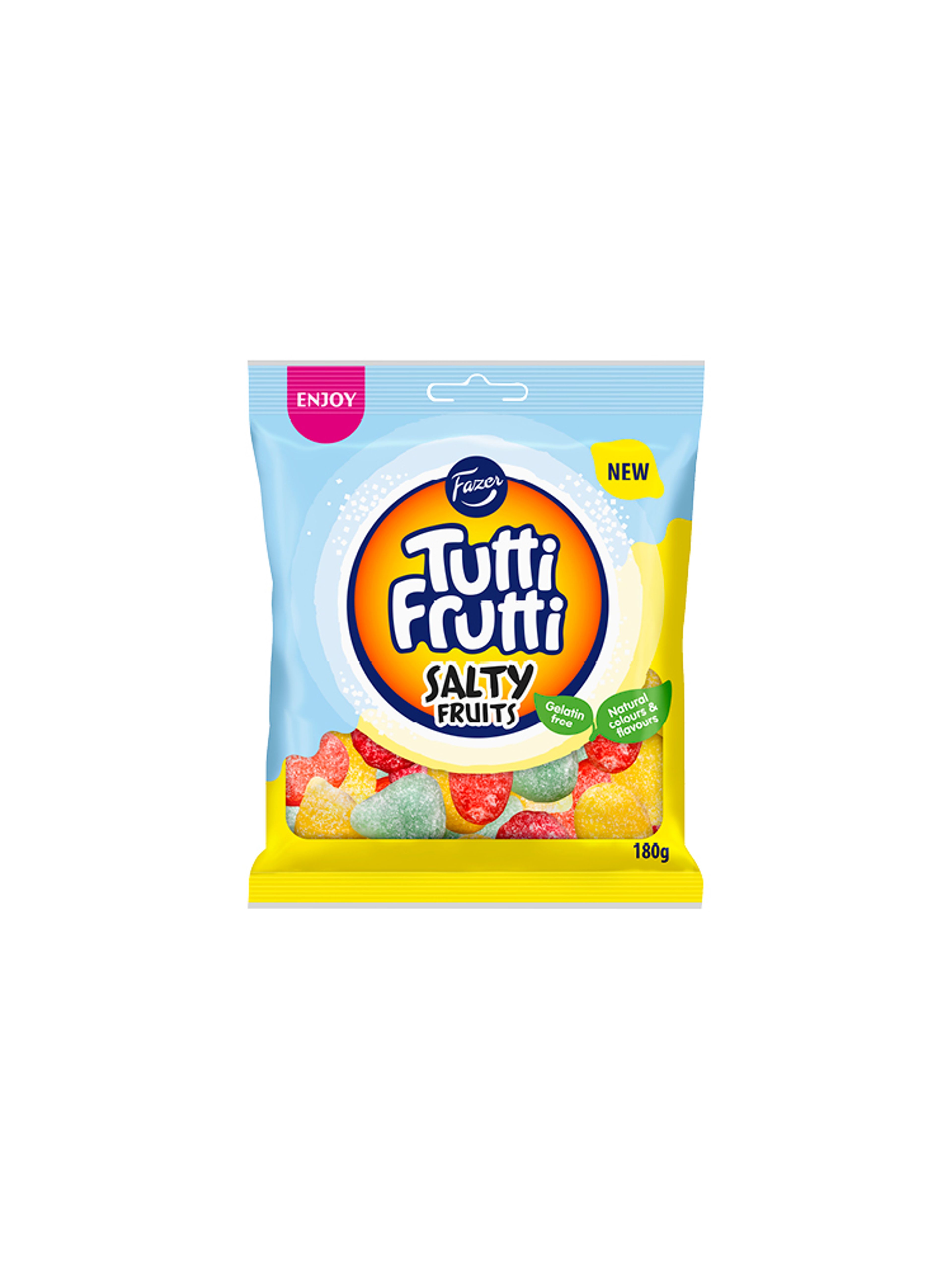 Produktbild som visar Tutti Frutti Salty Fruits från Fazer