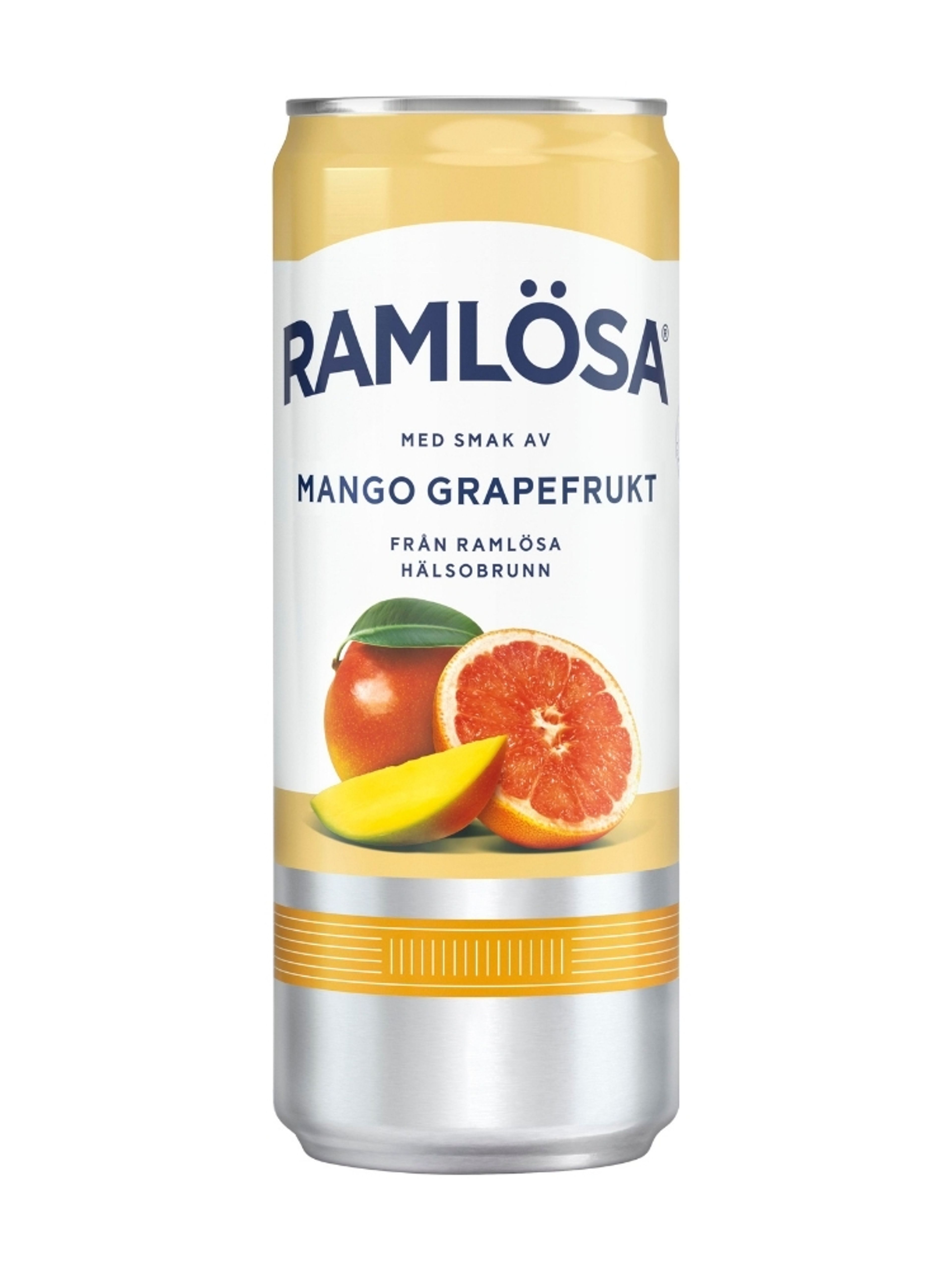 Produktbild som visar Mango Grapefrukt från Ramlösa