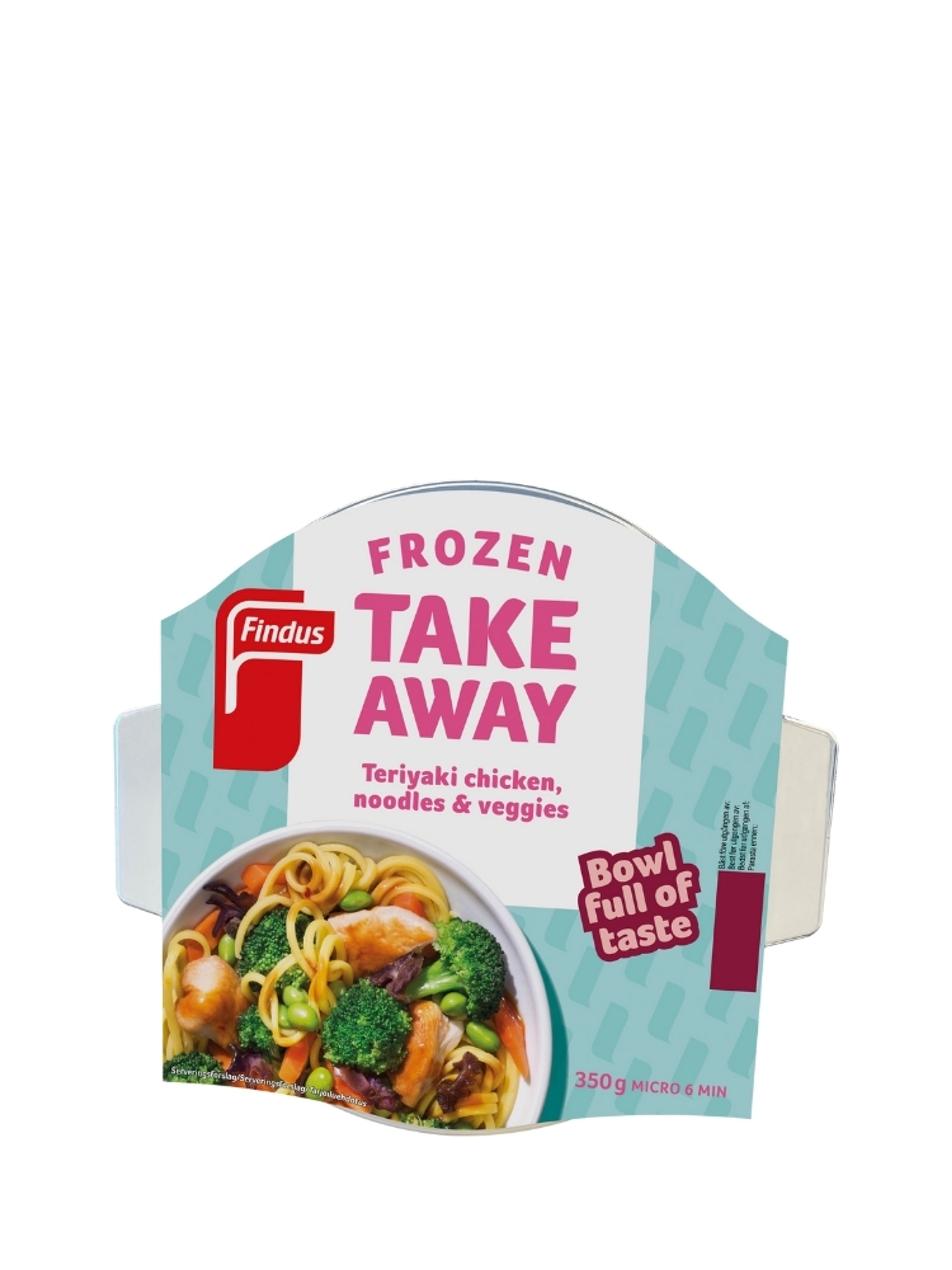 Produktbild som visar Kyckling Teriyaki Nudlar med Grönsaker från Findus