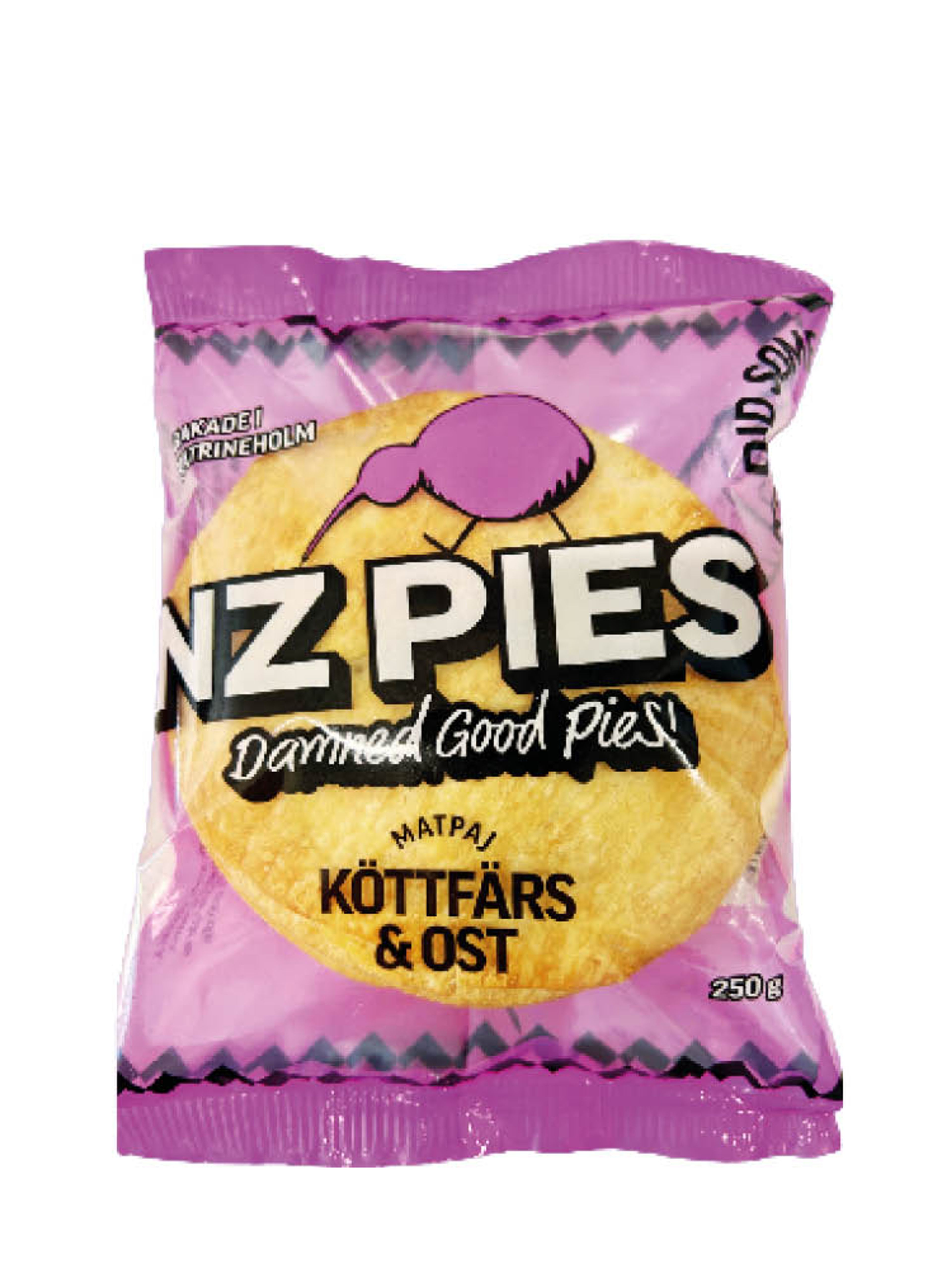 Produktbild som visar Matpaj Köttfärs & Ost från NZ Pies