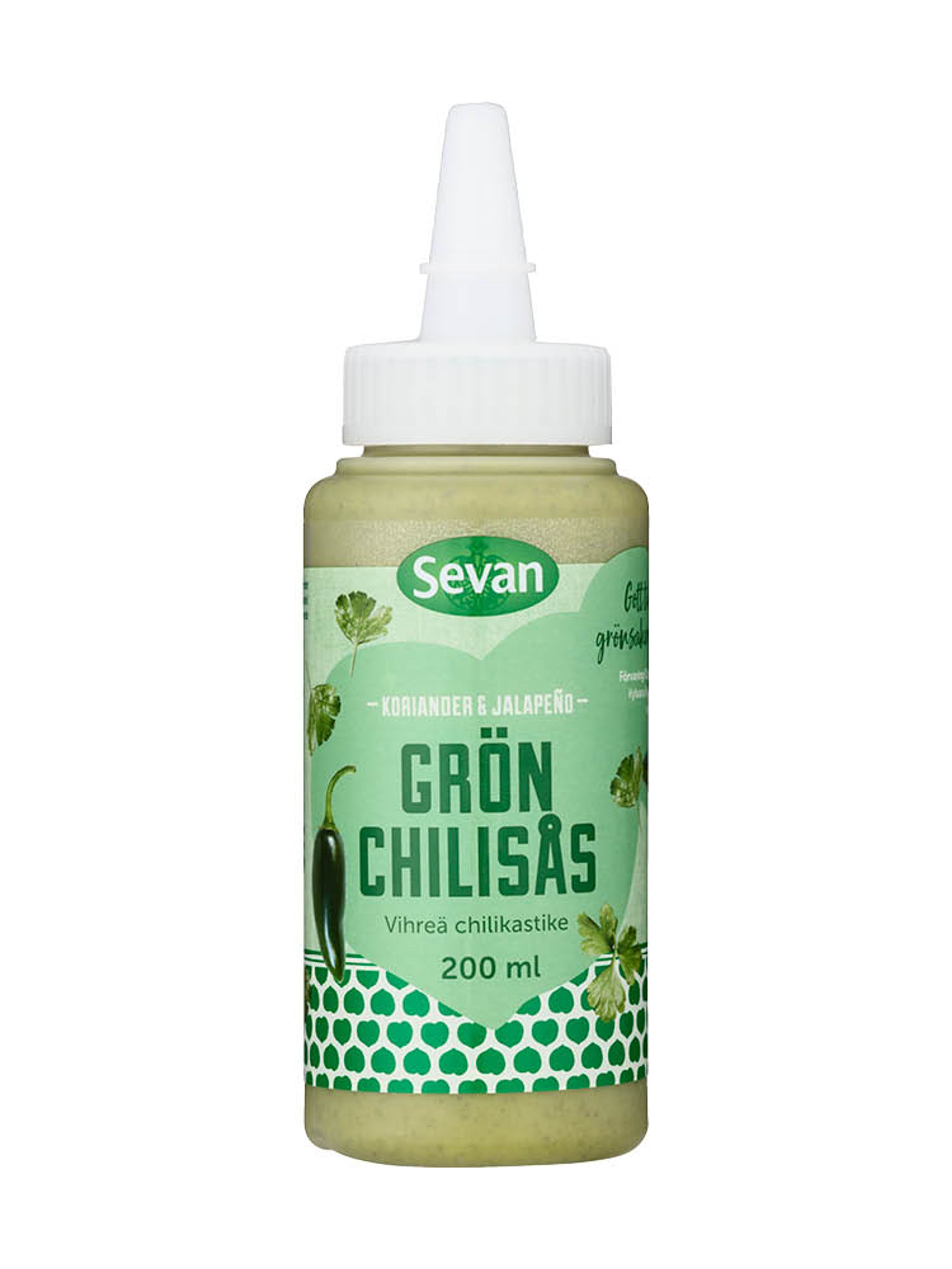 Produktbild som visar Grön Chilisås från Sevan