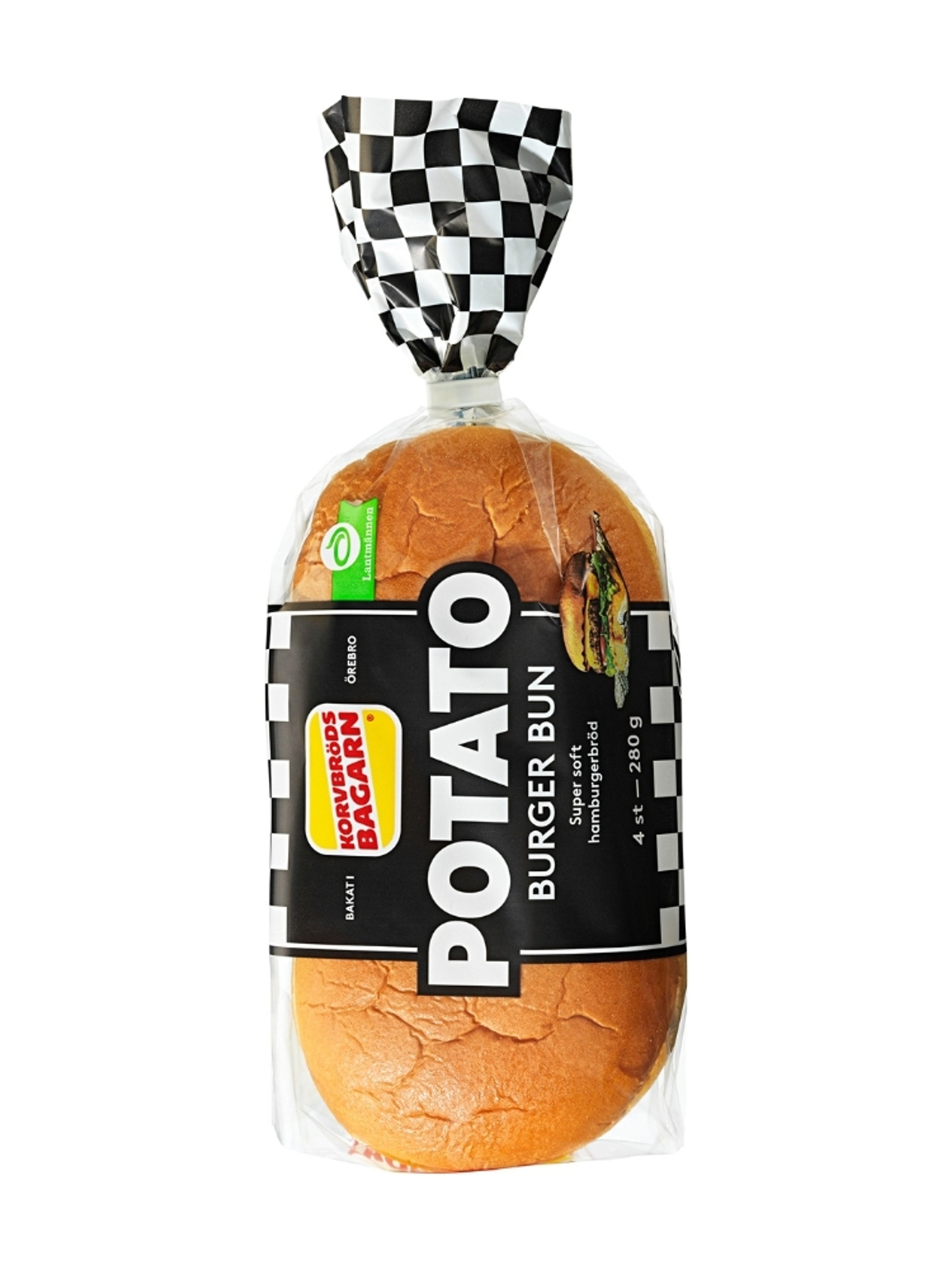 Produktbild som visar Potato Burger Bun från Korvbrödsbagarn
