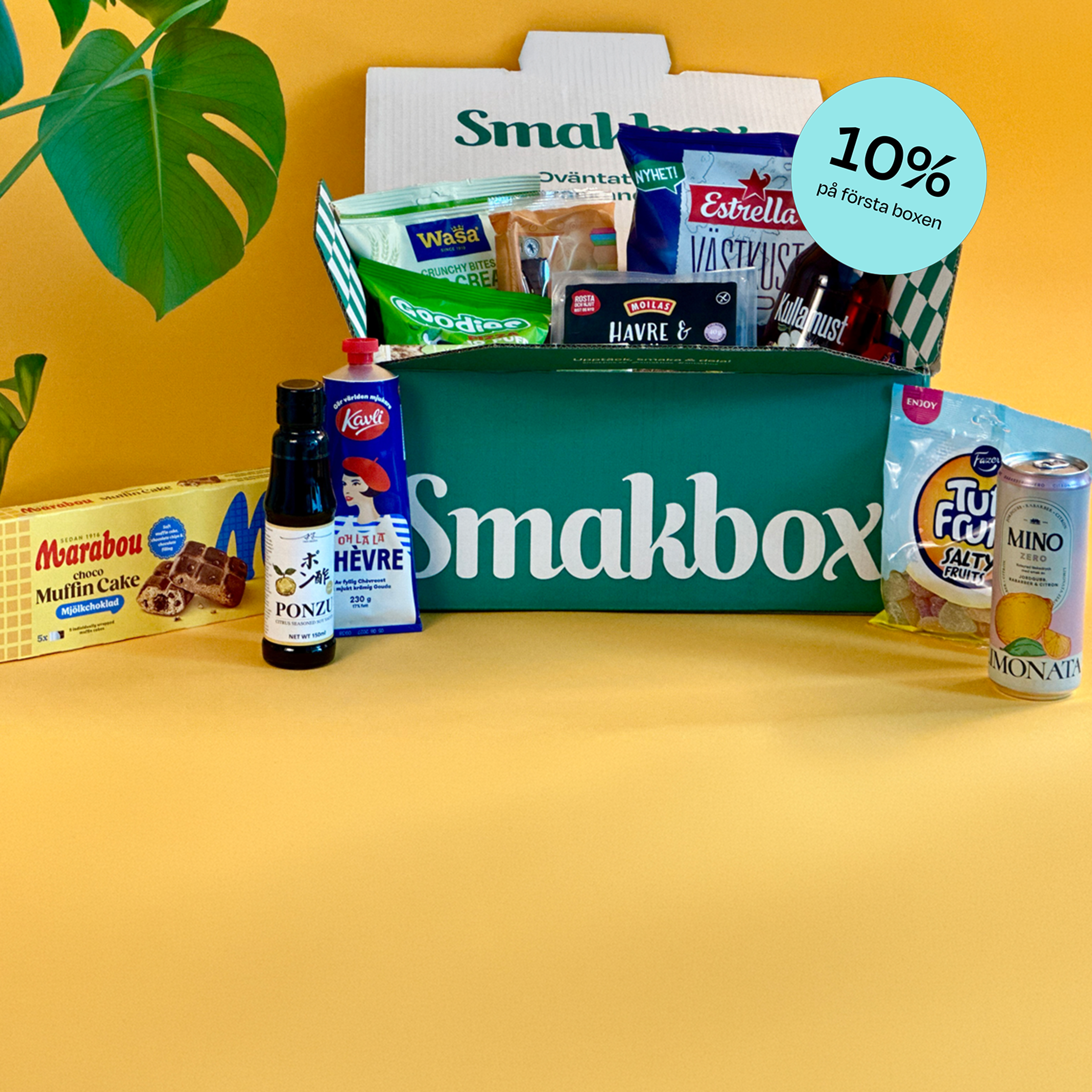 Hitta nya favoriter med Smakbox – Sveriges största provsmakningsbox
