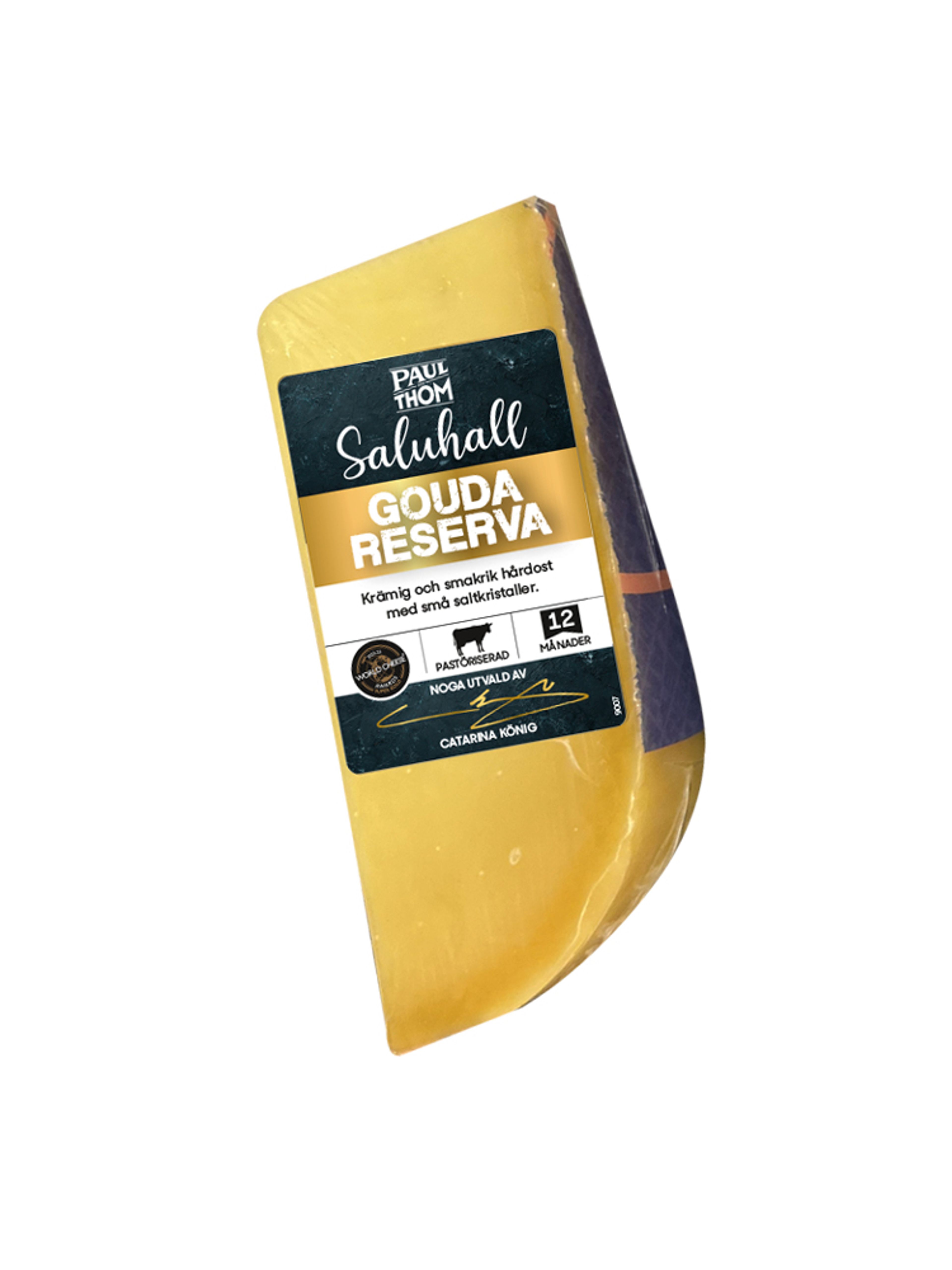 Produktbild som visar Saluhall Gouda Reserva från PAUL och THOM