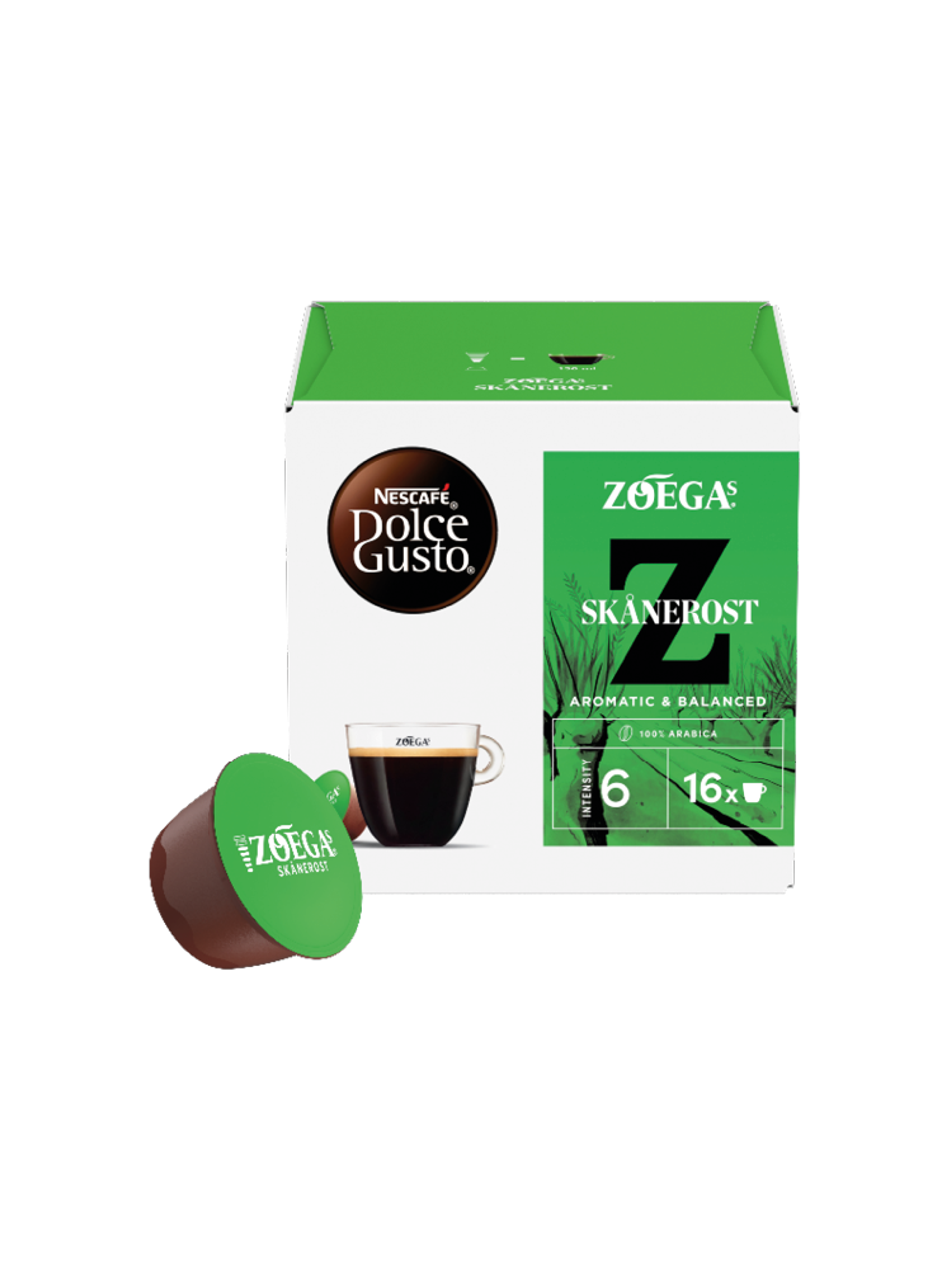 Produktbild som visar Zoegas Skånerost från Nescafé Dolce Gusto