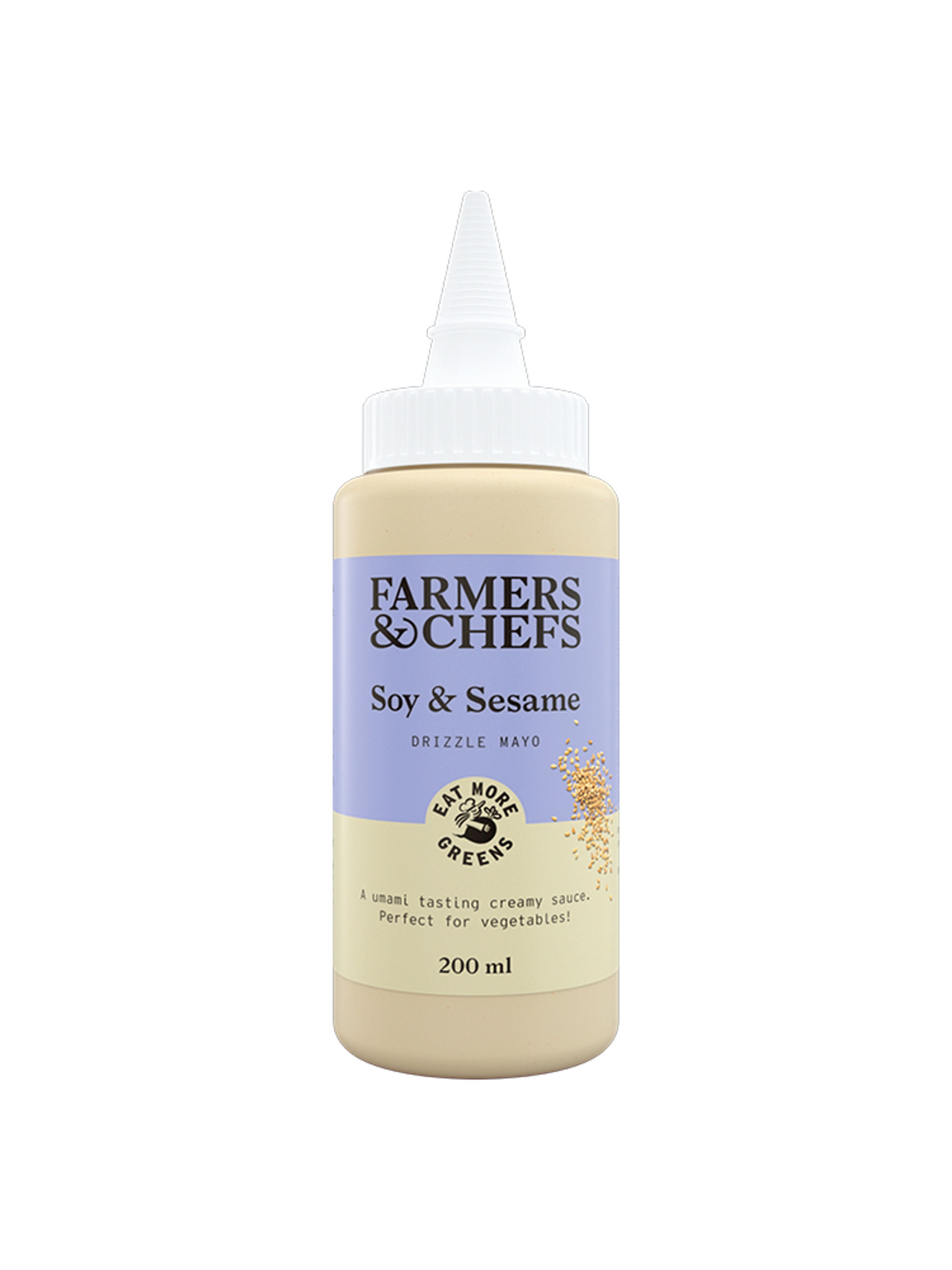 Produktbild som visar Soy & Sesam Mayo från Farmers & Chefs