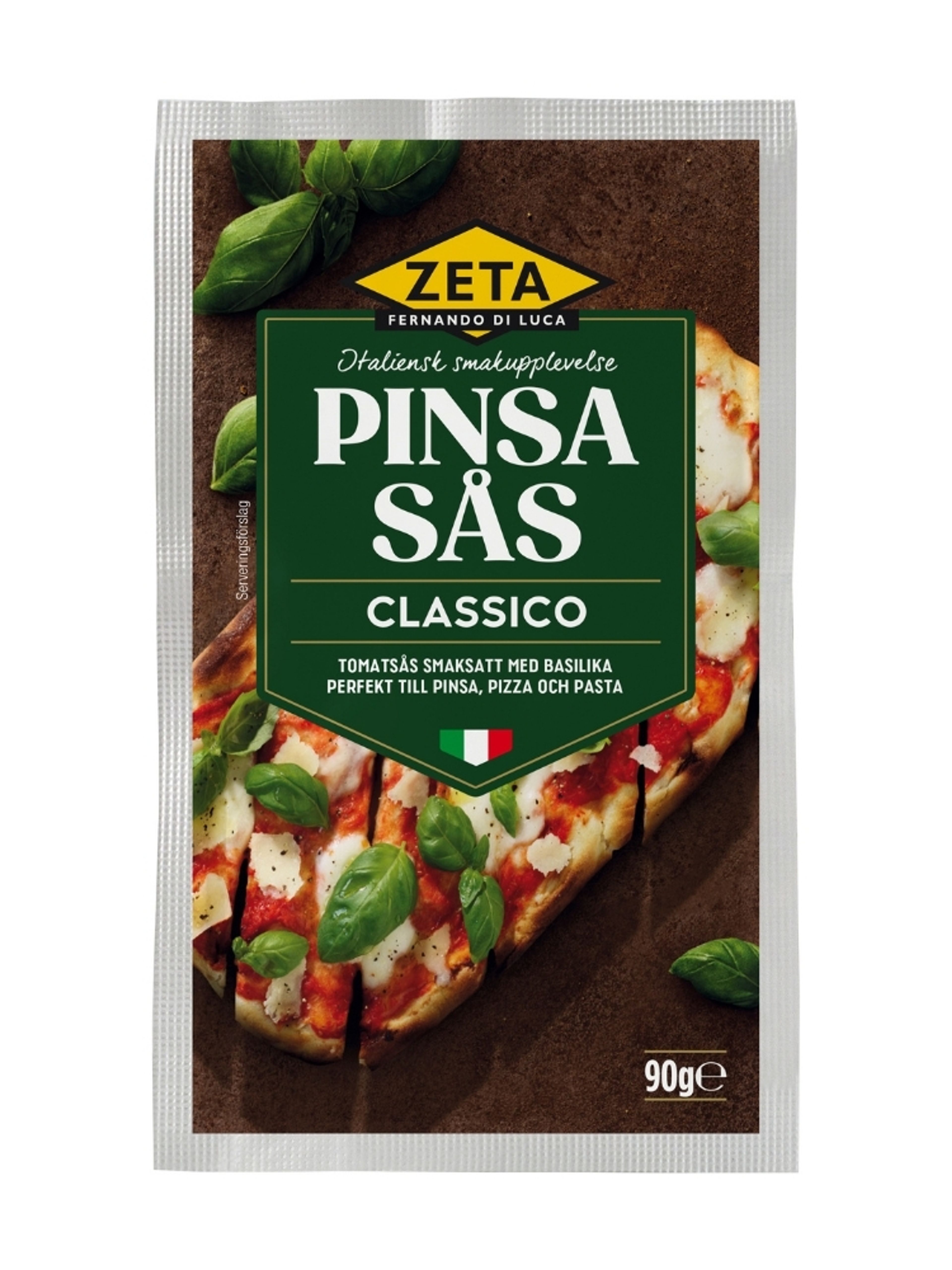 Produktbild som visar Pinsasås Classico från Zeta