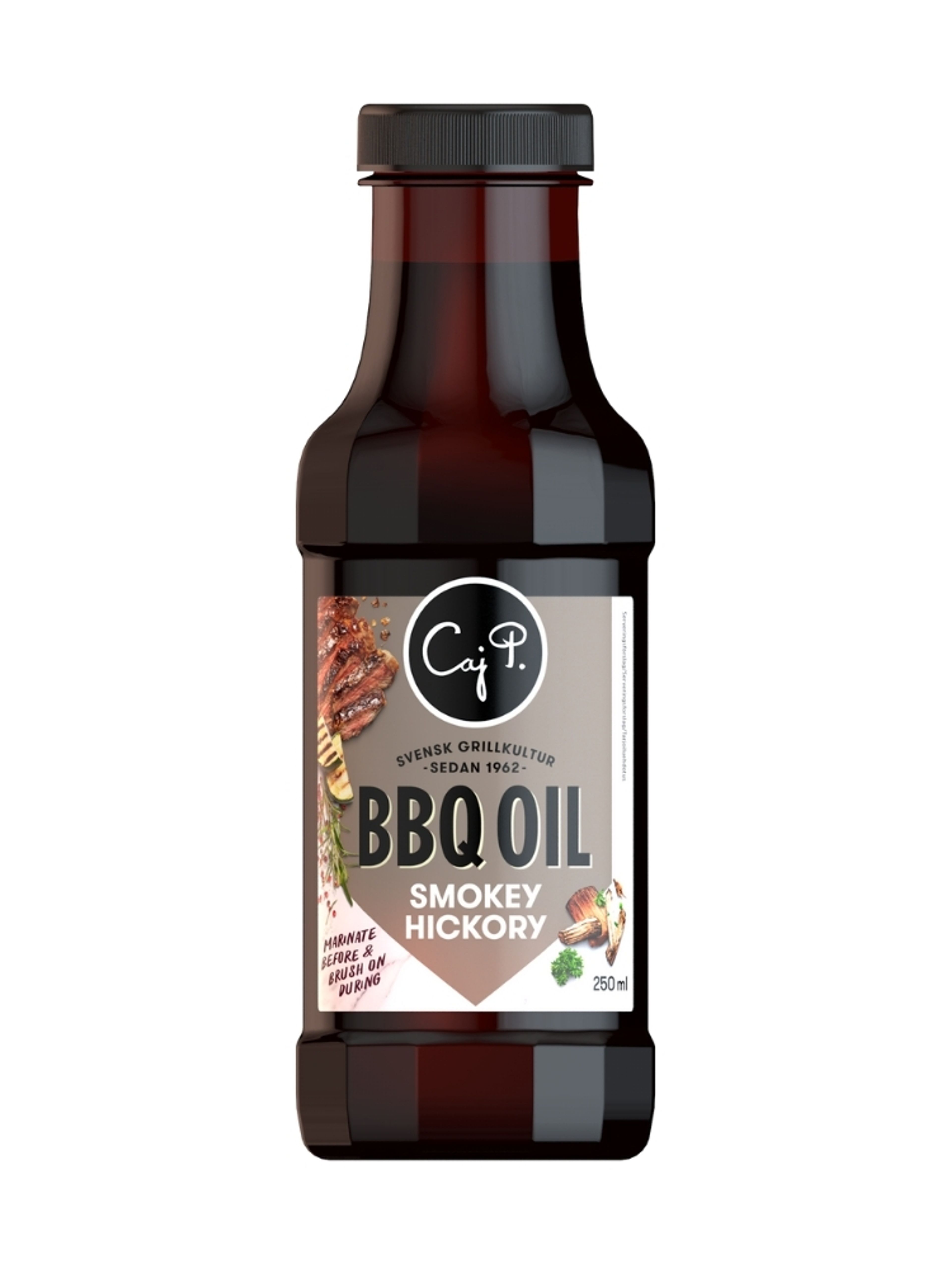 Produktbild som visar Grillolja Hickory från Caj P