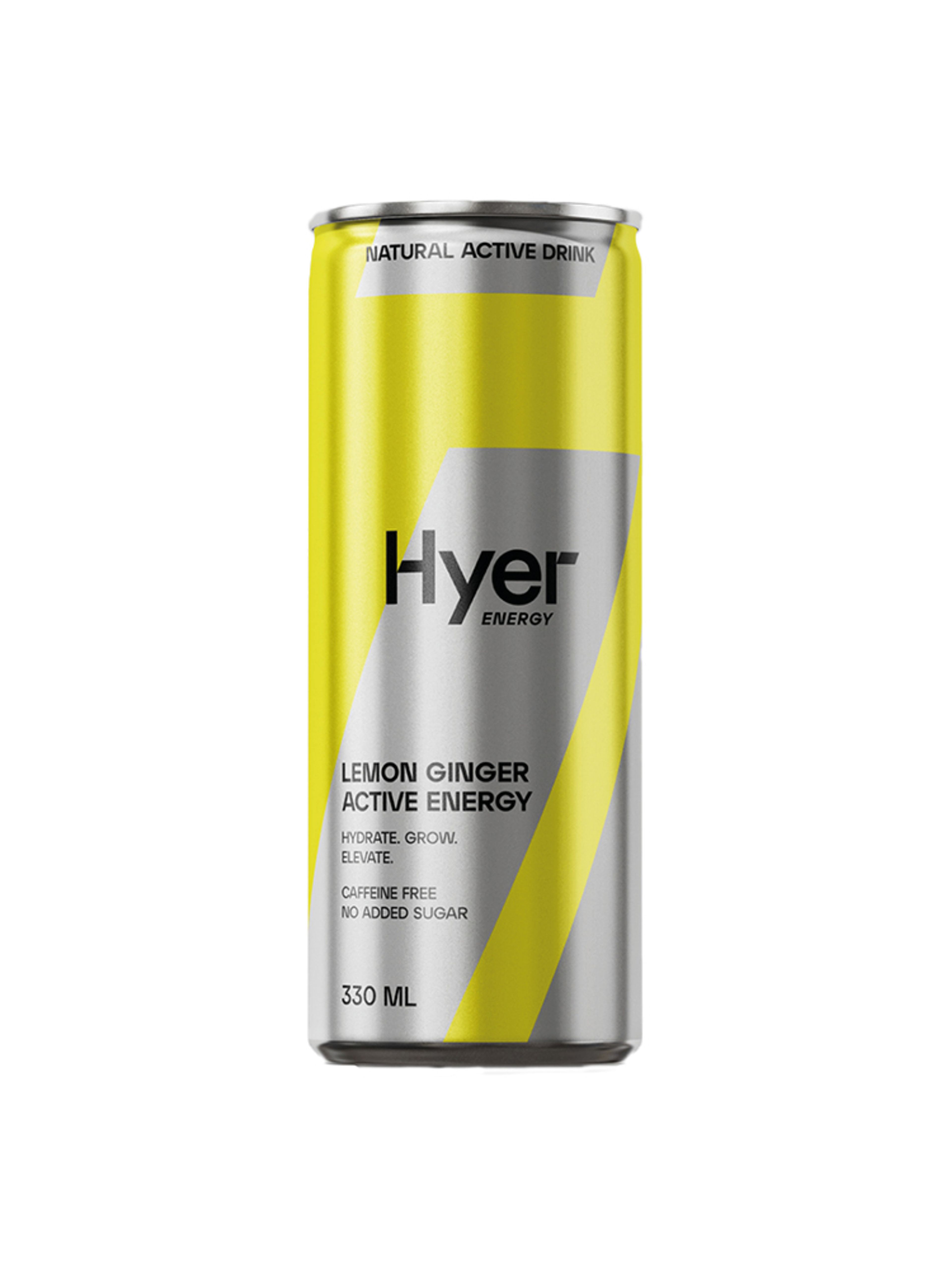 Produktbild som visar Ice Tea Lemon Ginger från Hyer Energy