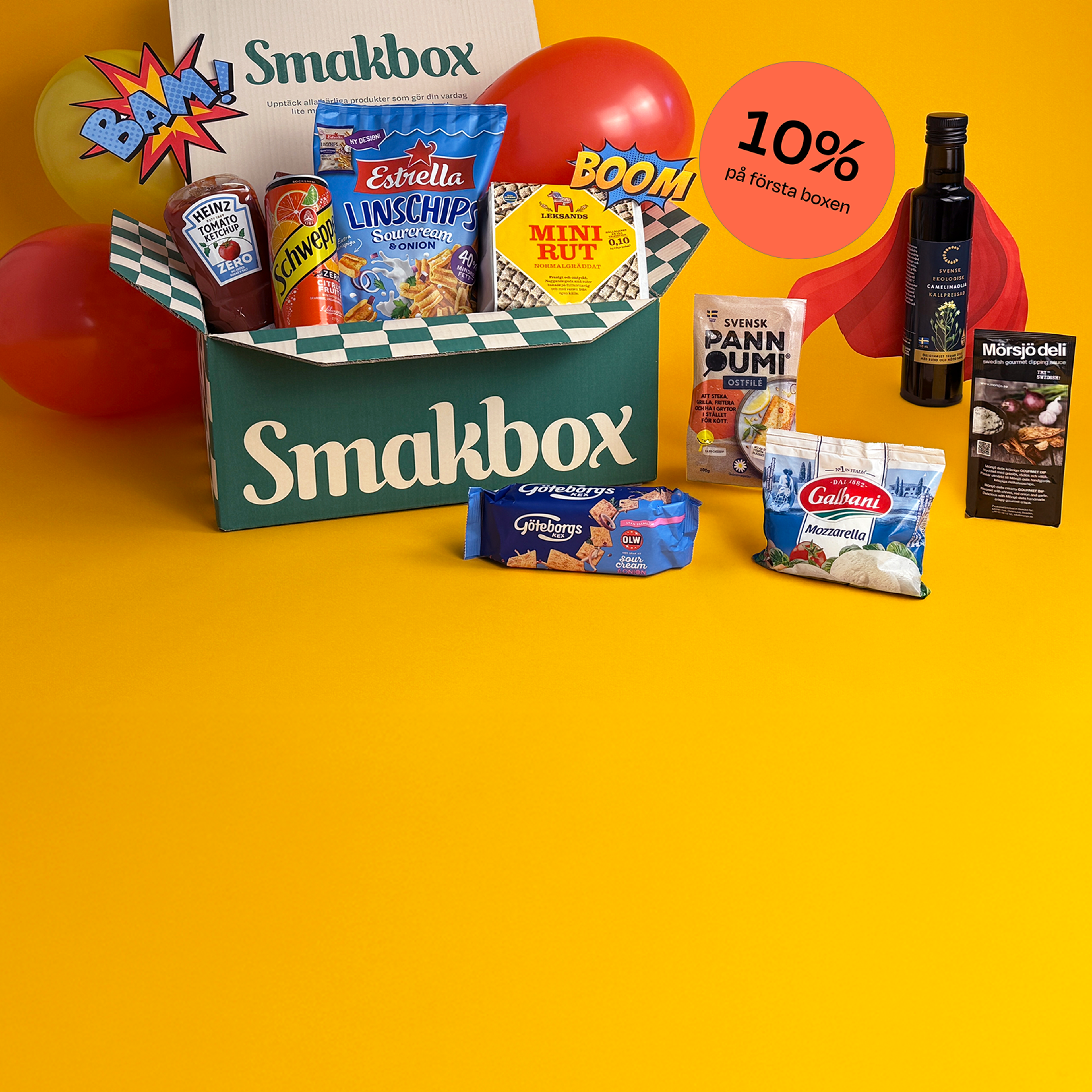 Hitta nya favoriter med Smakbox – Sveriges största provsmakningsbox