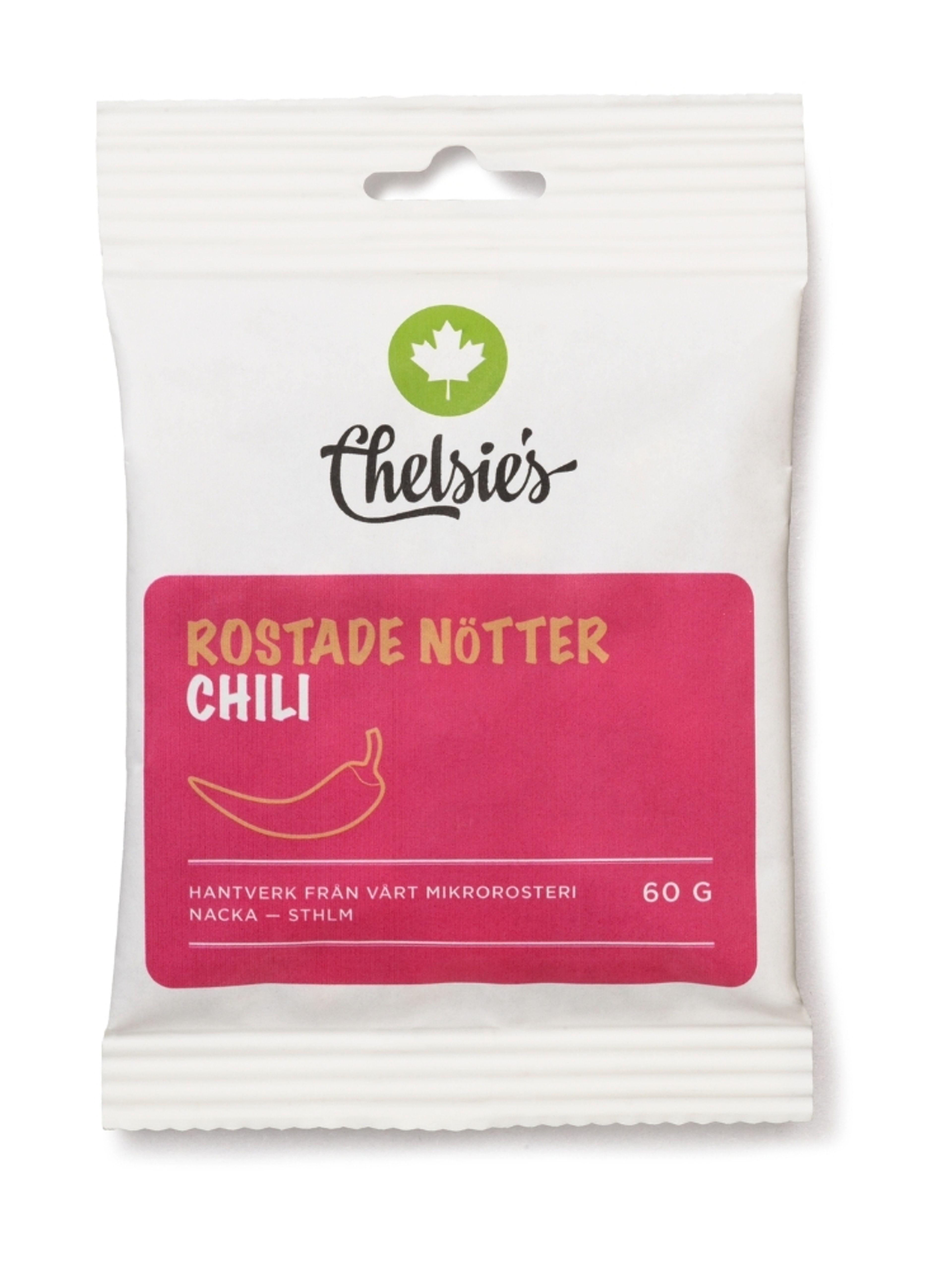 Produktbild som visar Rostade Nötter Chili från Chelsie's