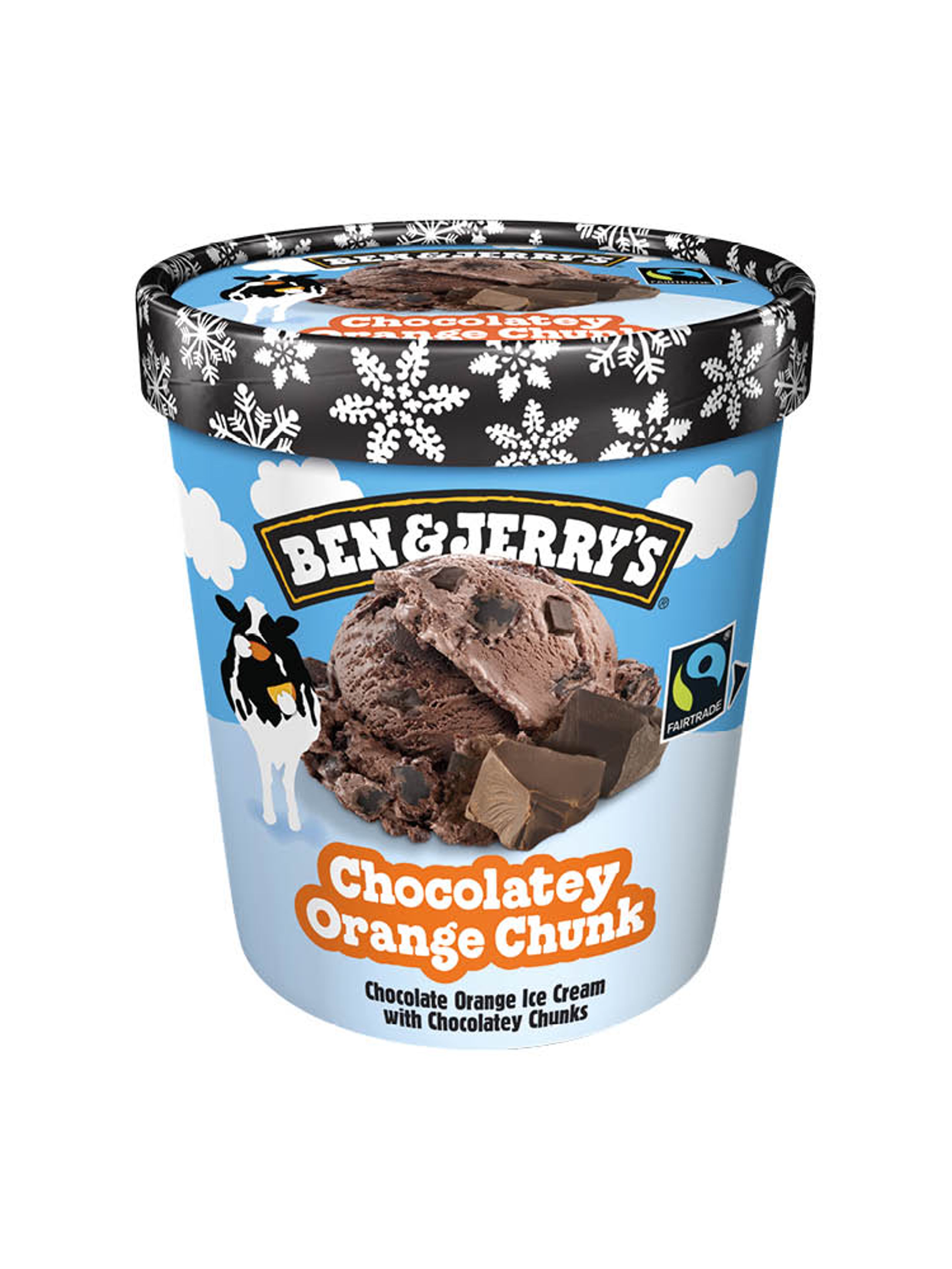 Produktbild som visar Chocolatey Orange Chunk från Ben & Jerry's