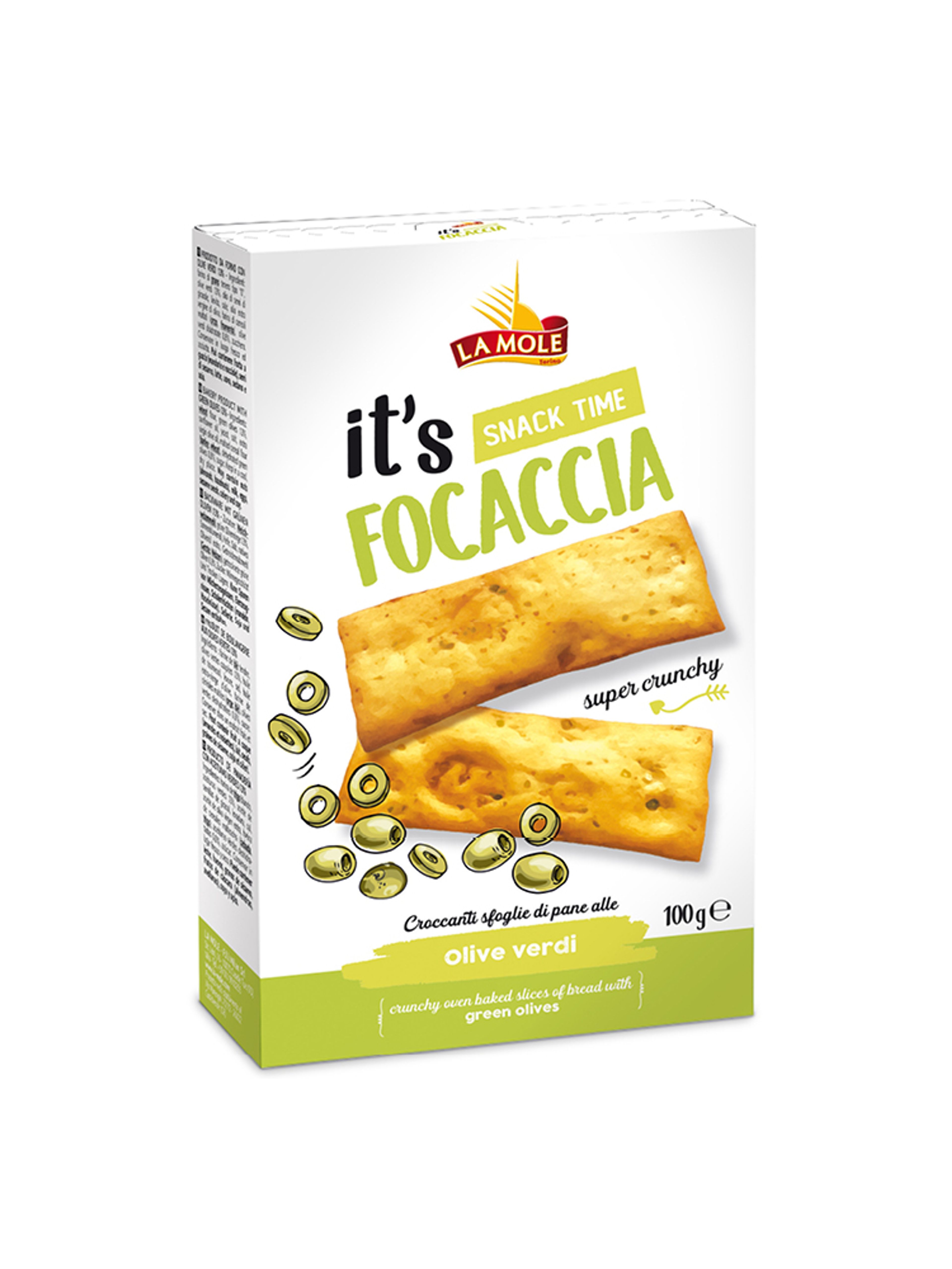 Produktbild som visar Focaccia Oliv från La Mole