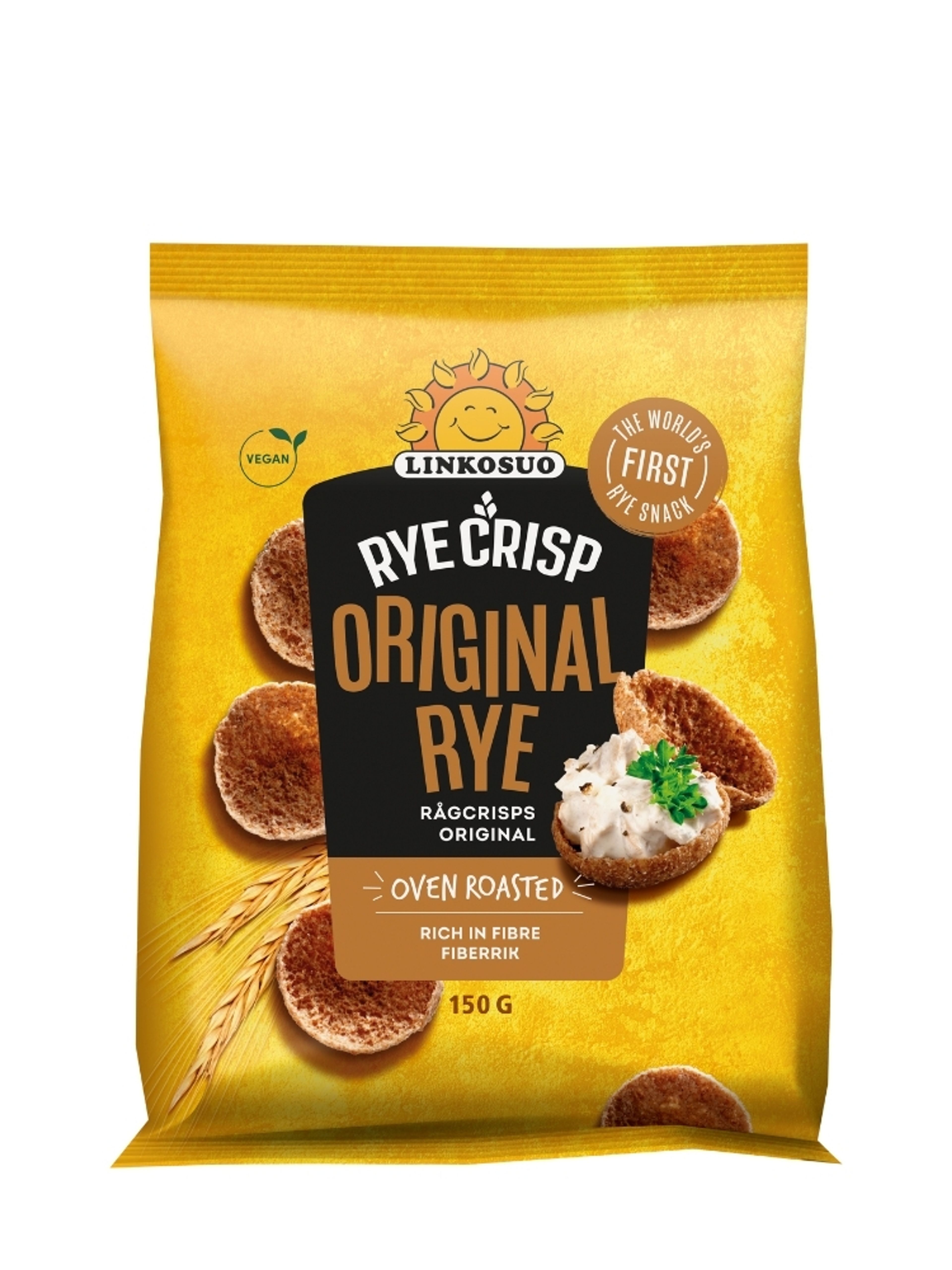 Produktbild som visar Rågchips Original Rye från Linkosuo