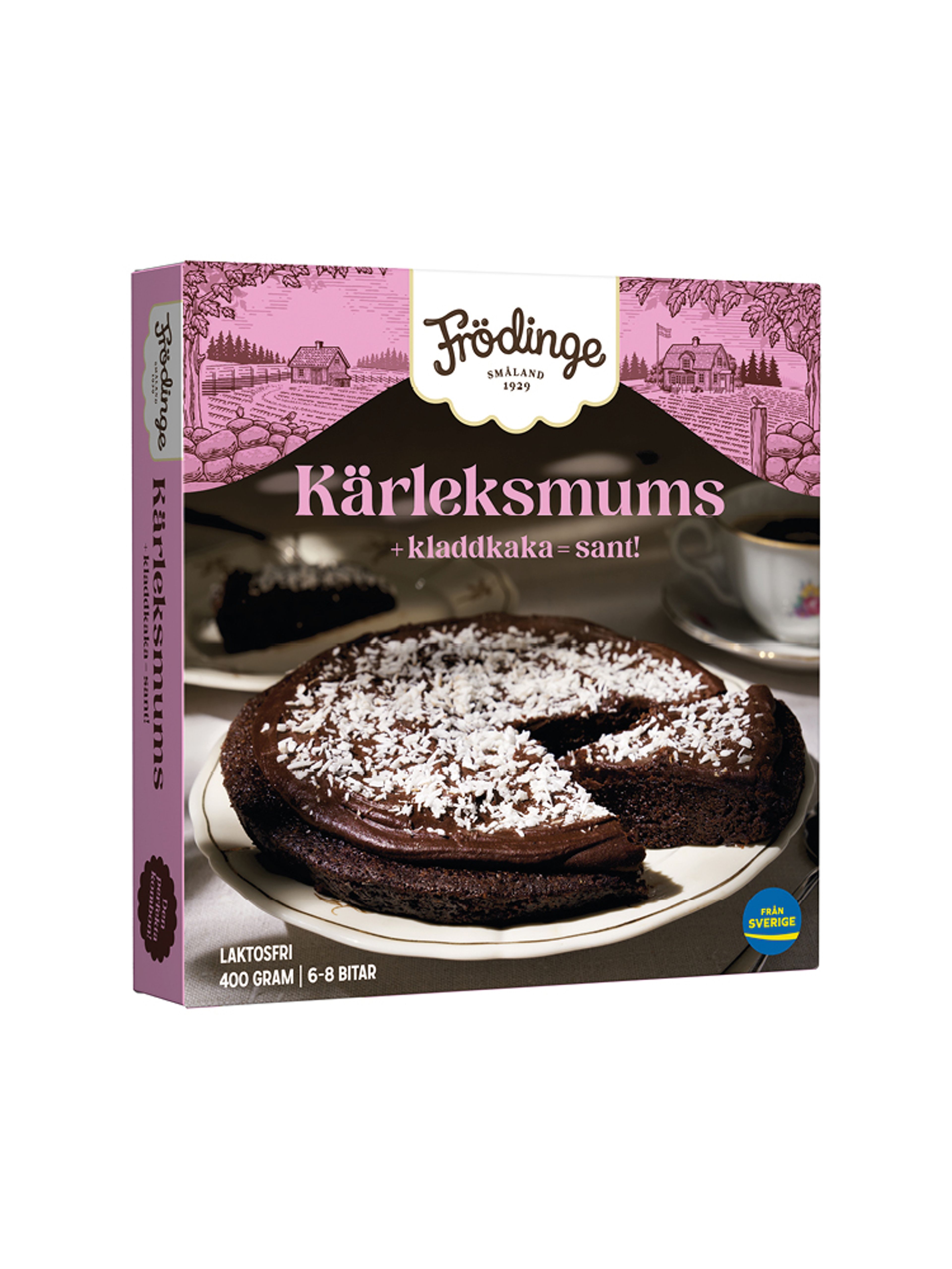 Produktbild som visar Kärleksmumskladdkaka från Frödinge