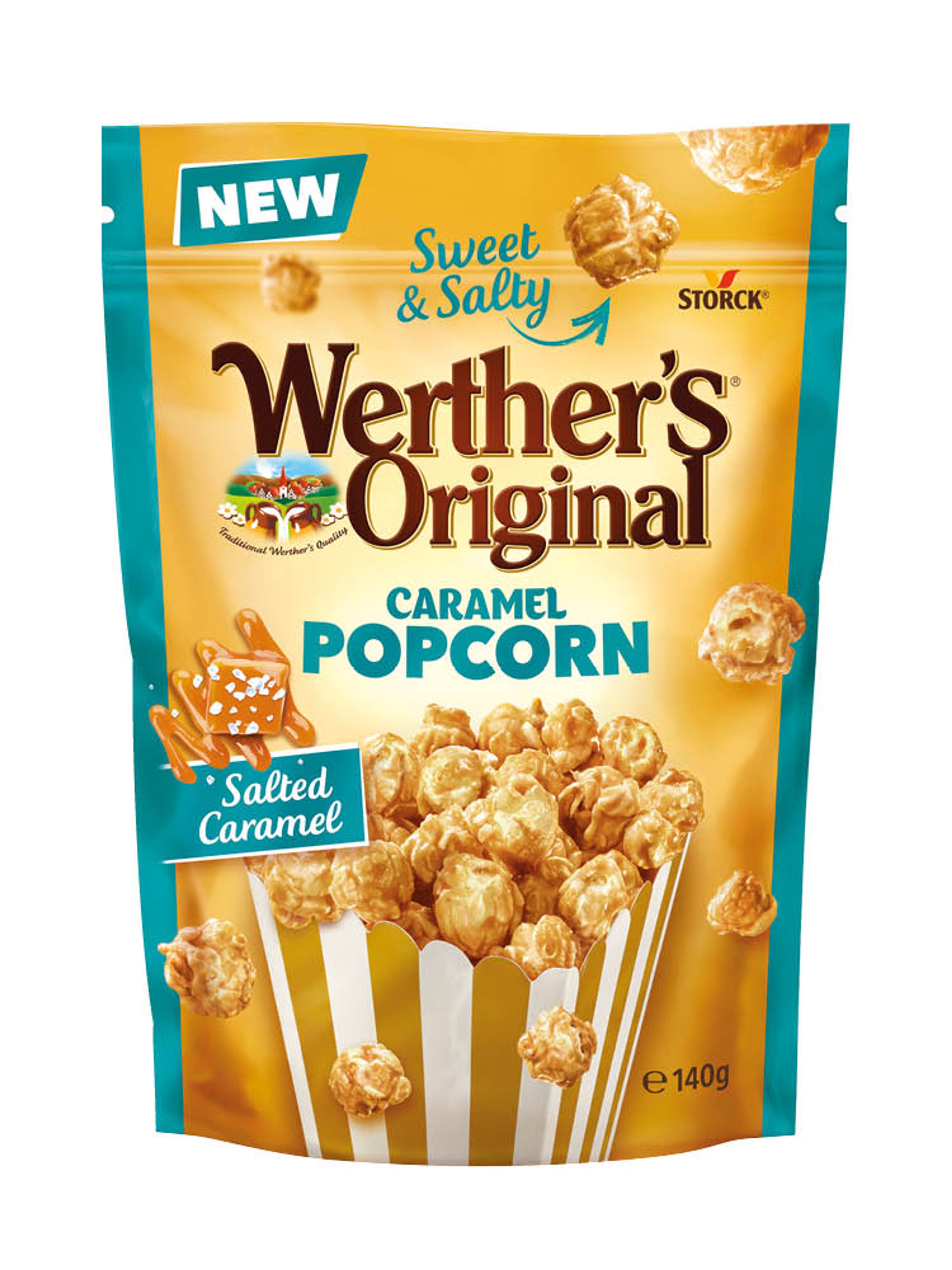 Produktbild som visar Salted Caramel Popcorn från Werther´s Original