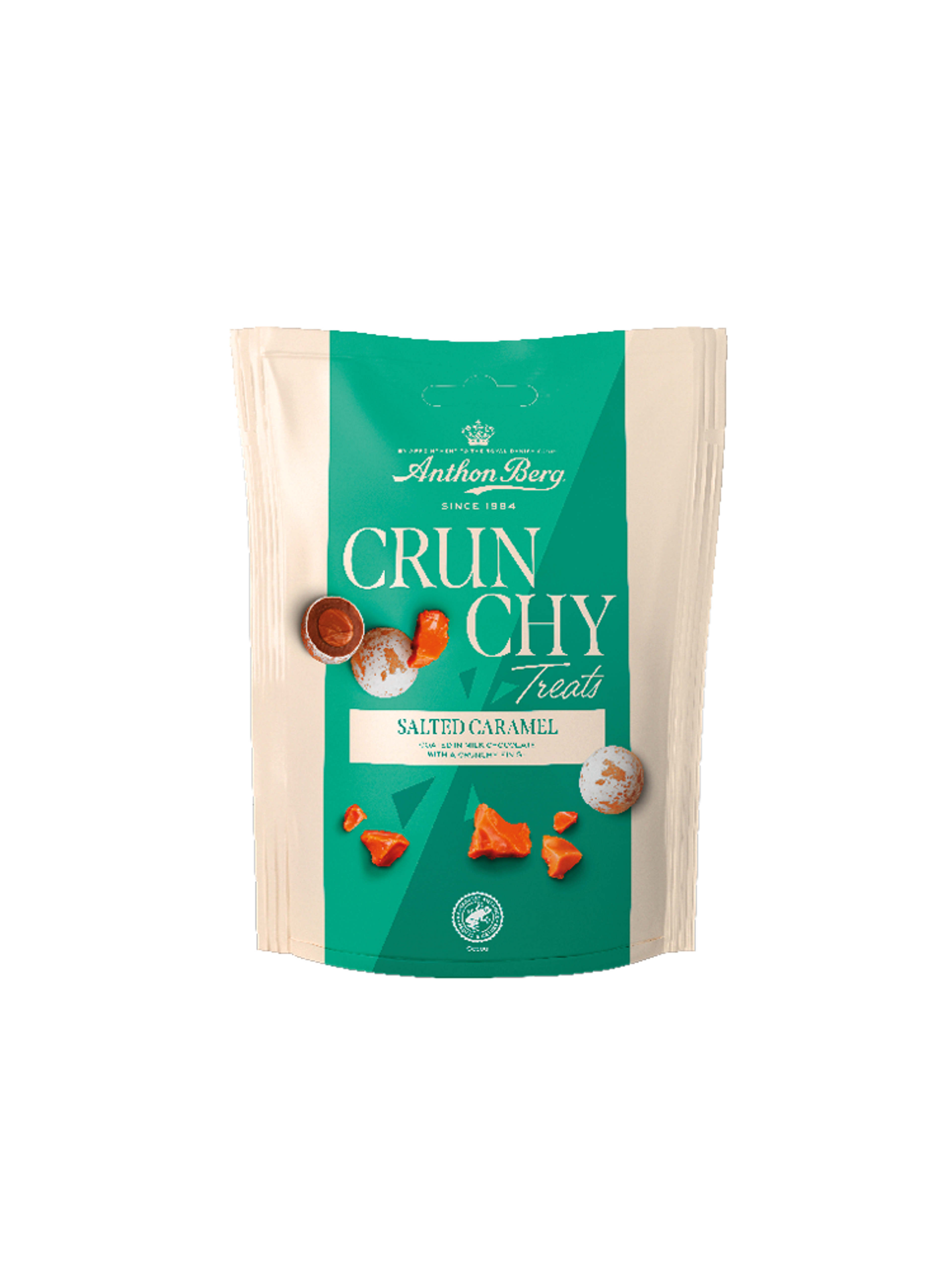 Produktbild som visar Crunchy Treats Salted Caramel från Anthon Berg