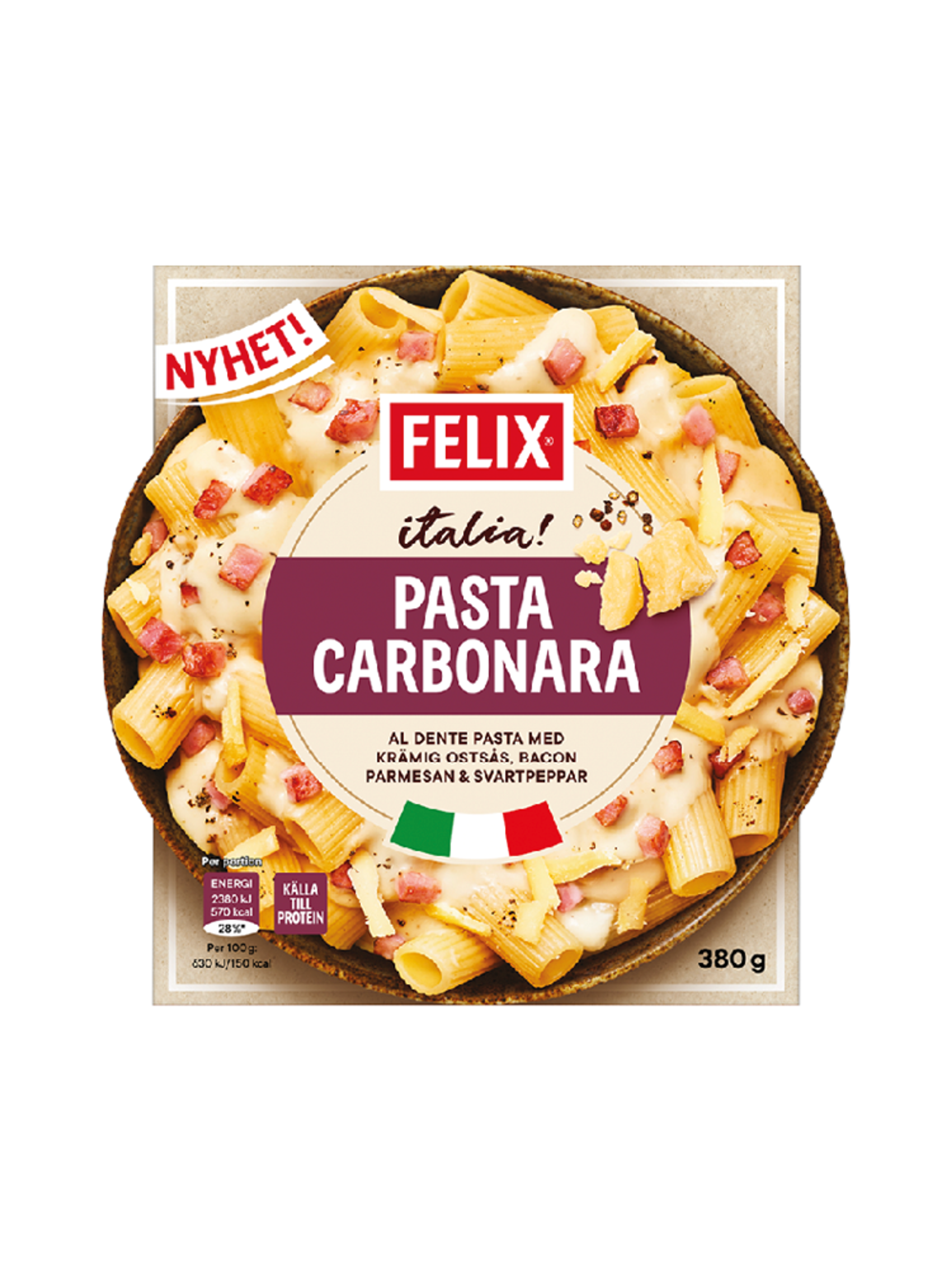 Produktbild som visar Pasta Carbonara från Felix