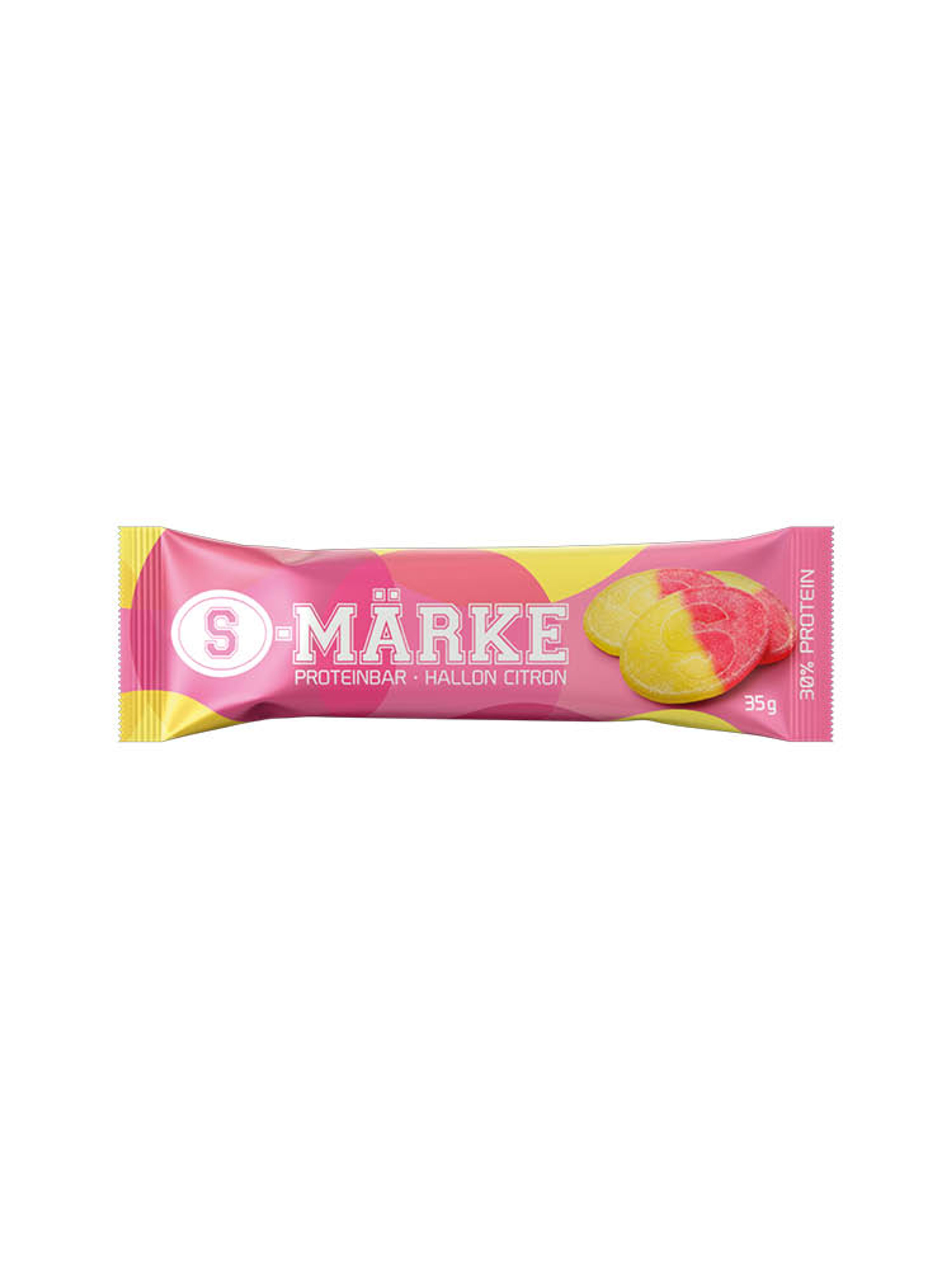 Produktbild som visar Proteinbar Hallon Citron från Candypeople