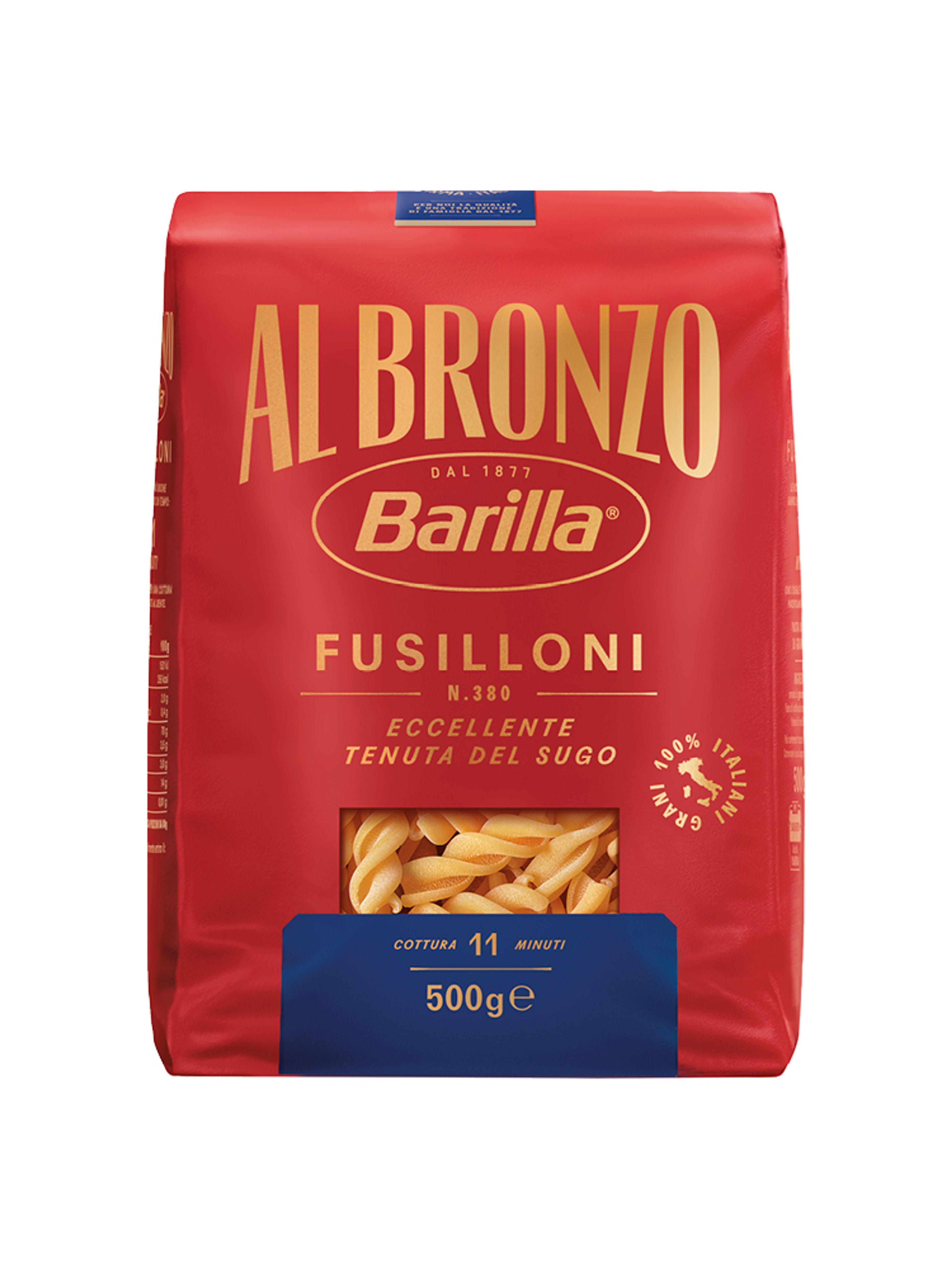 Produktbild som visar Al Bronzo Fusilloni från Barilla