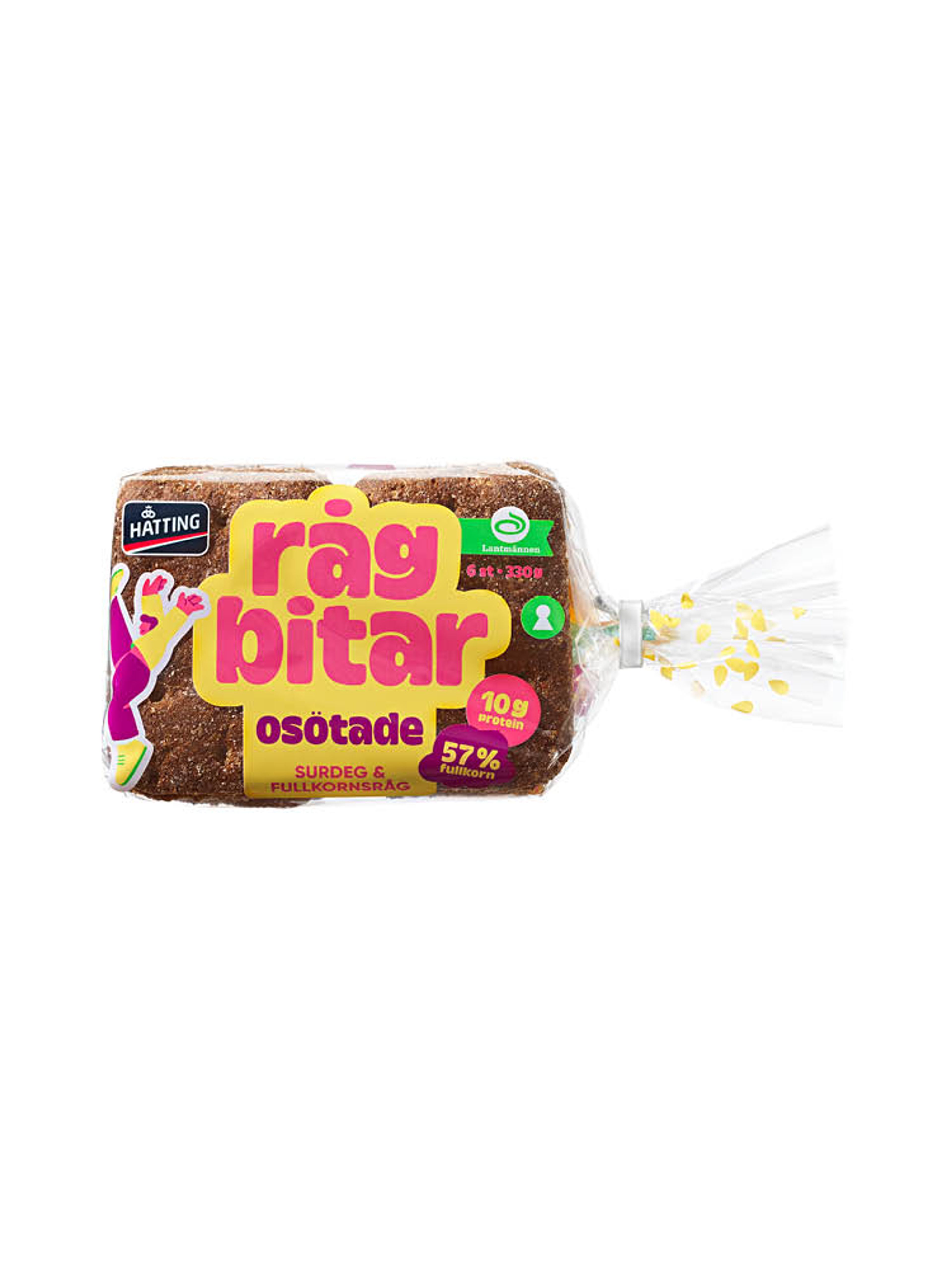 Produktbild som visar Osötade Rågbitar från Hatting