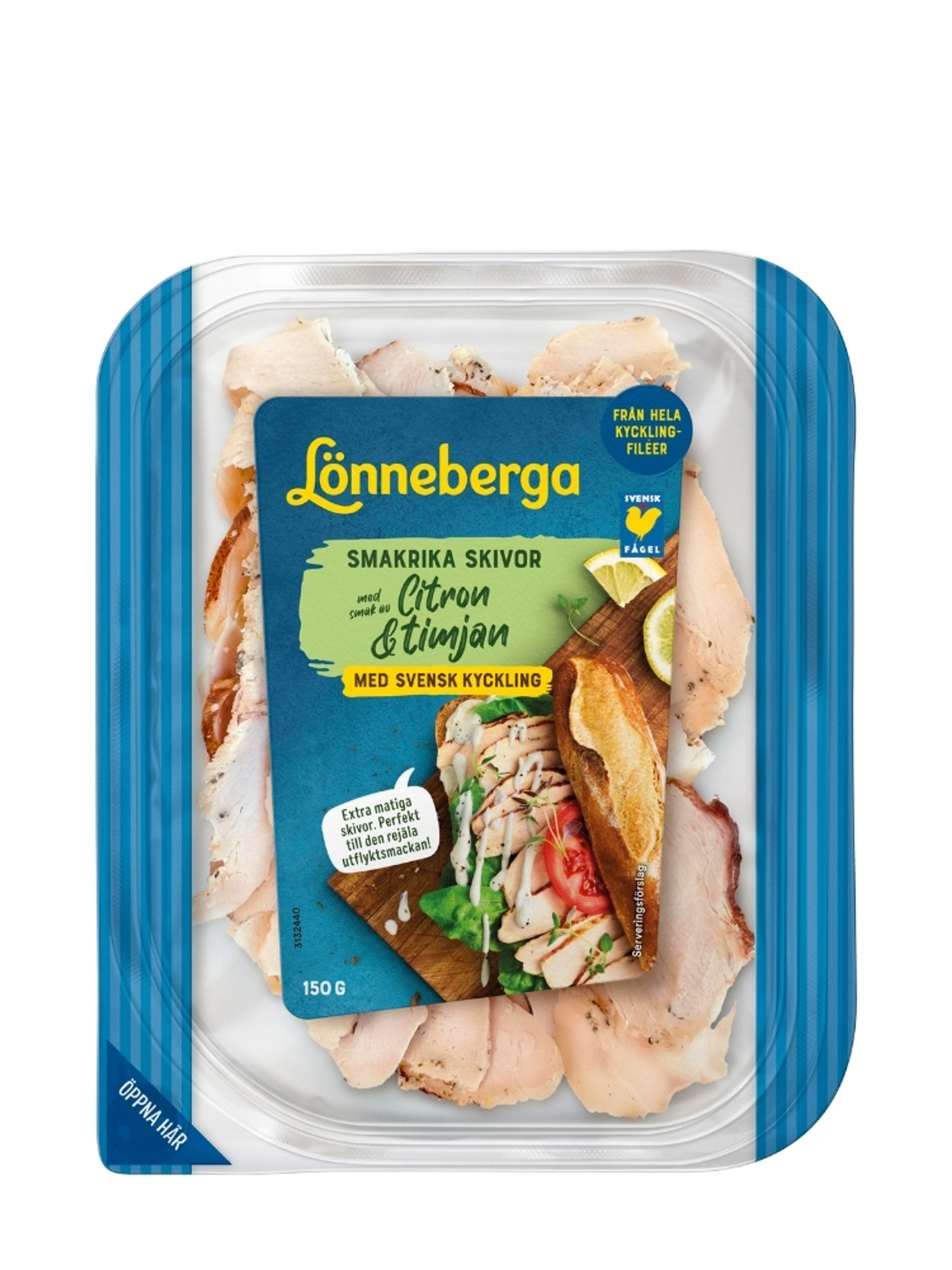 Produktbild som visar Smakrika skivor - Citron & Timjan från Lönneberga