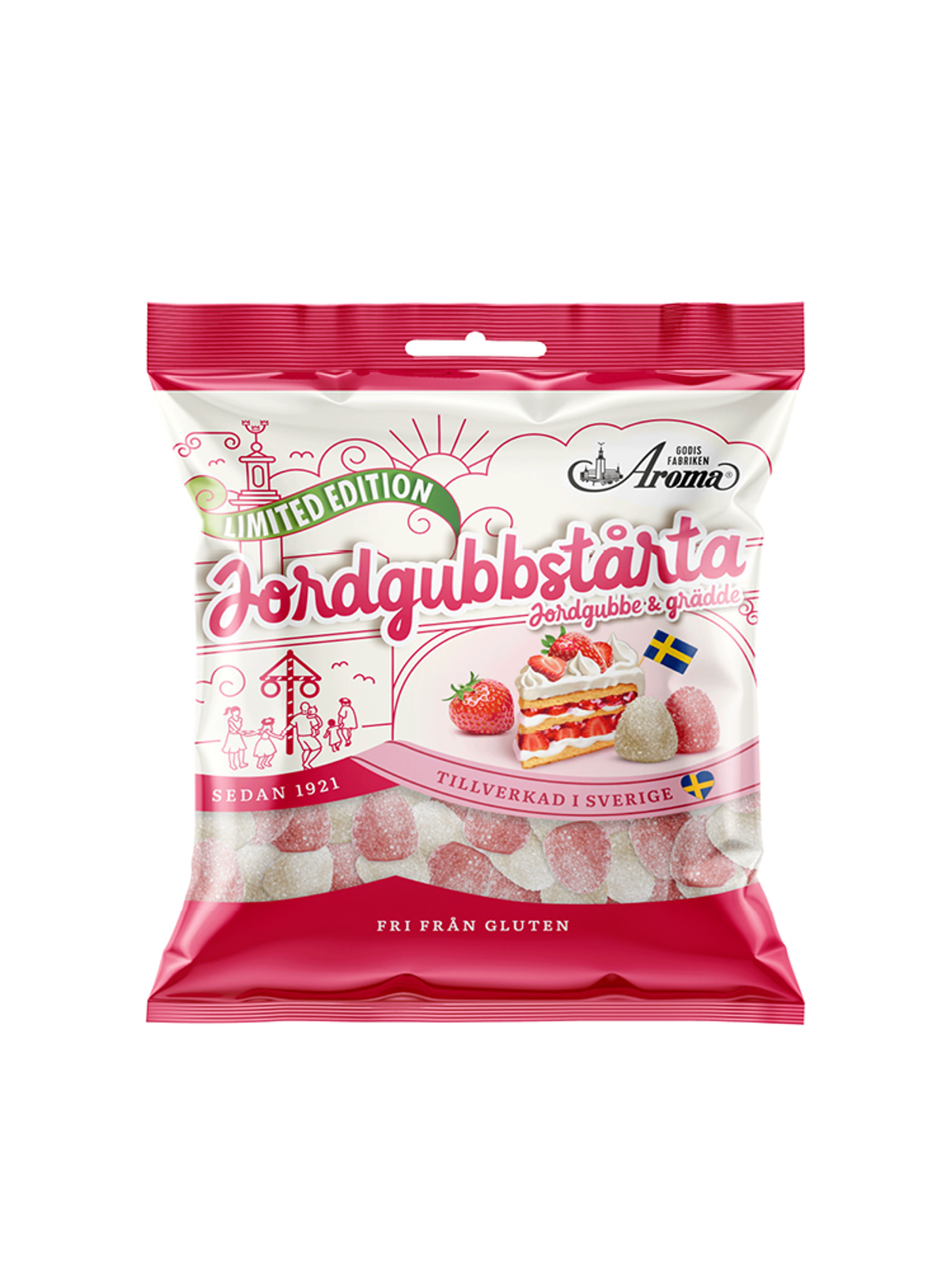 Produktbild som visar Jordgubbstårta från Aroma