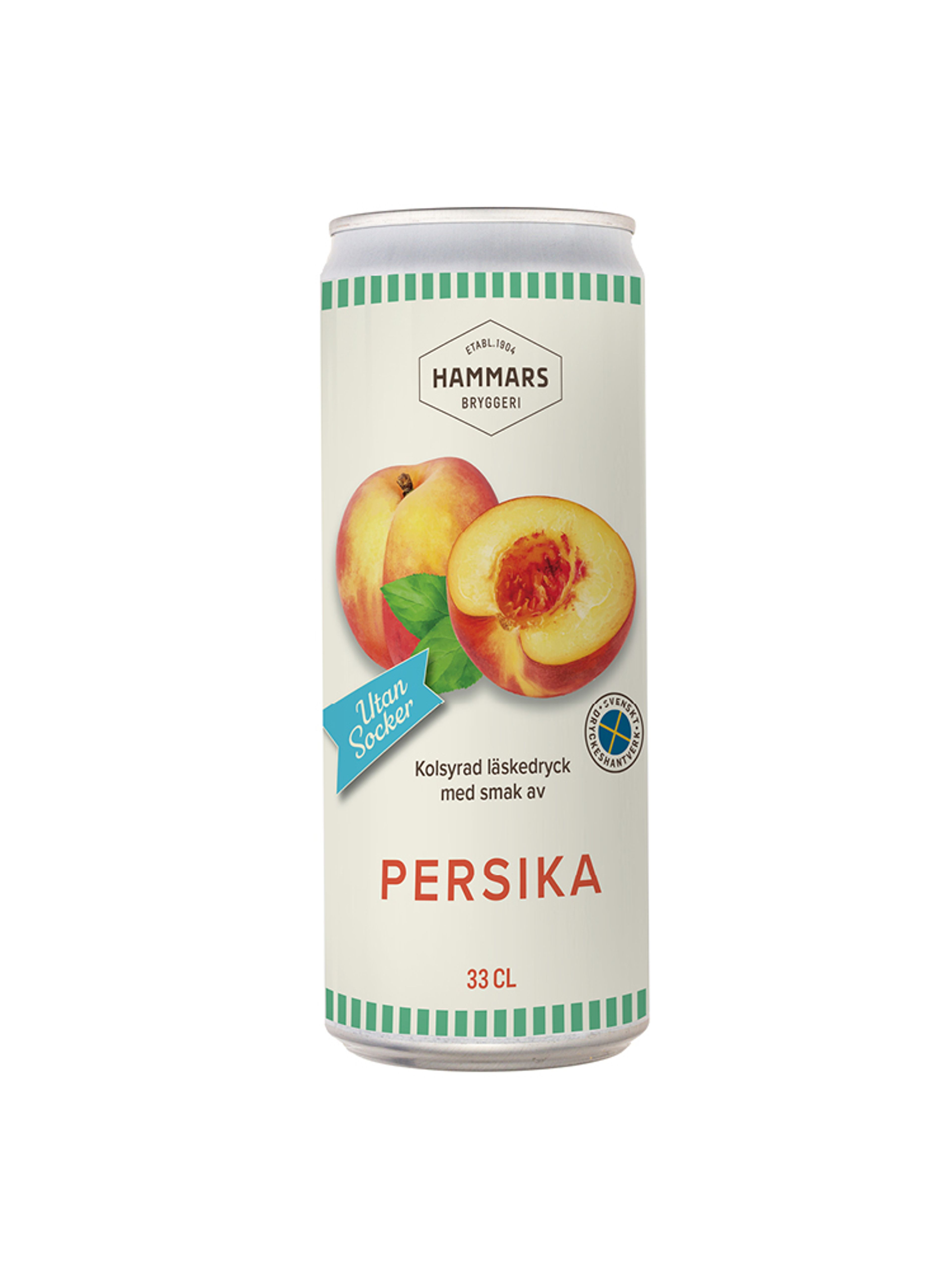Produktbild som visar Persika Utan Socker från Hammars Bryggeri