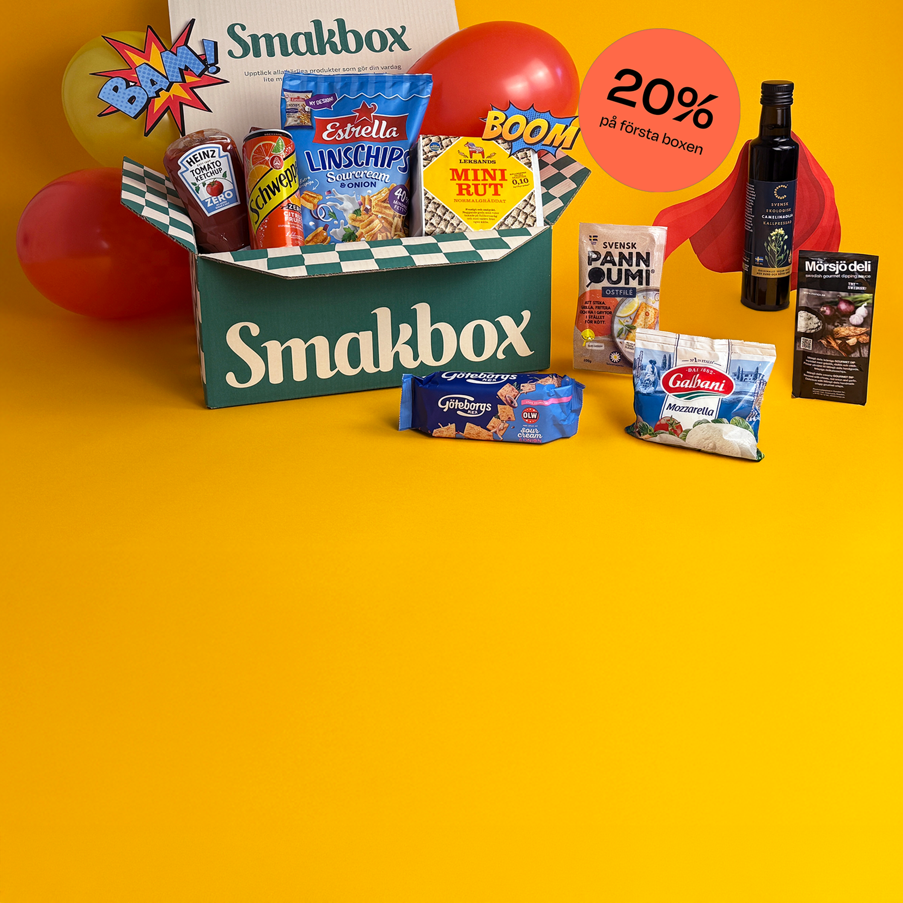 Hitta nya favoriter med Smakbox – Sveriges största provsmakningsbox