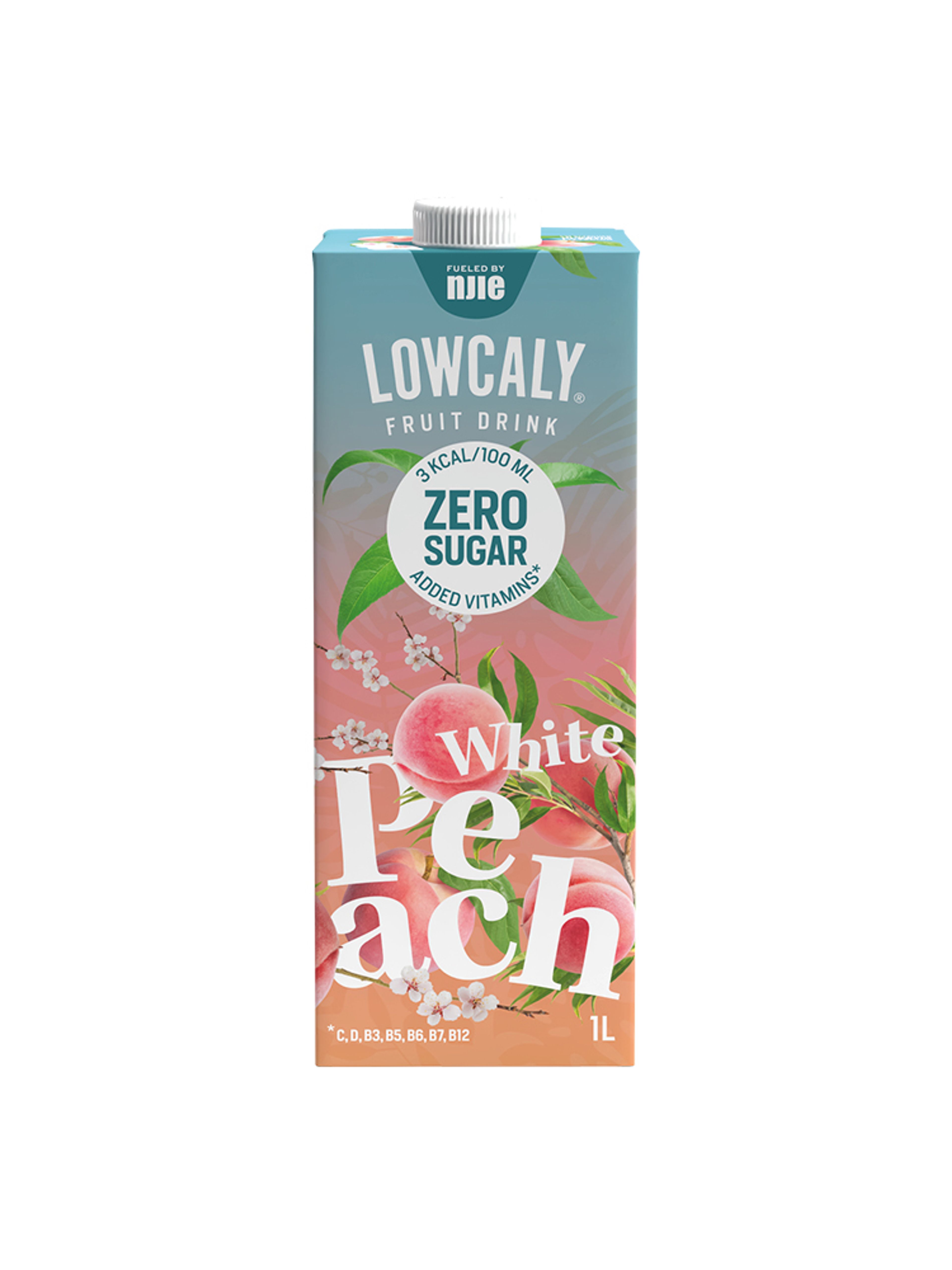 Produktbild som visar Fruktdryck White Peach från Lowcaly
