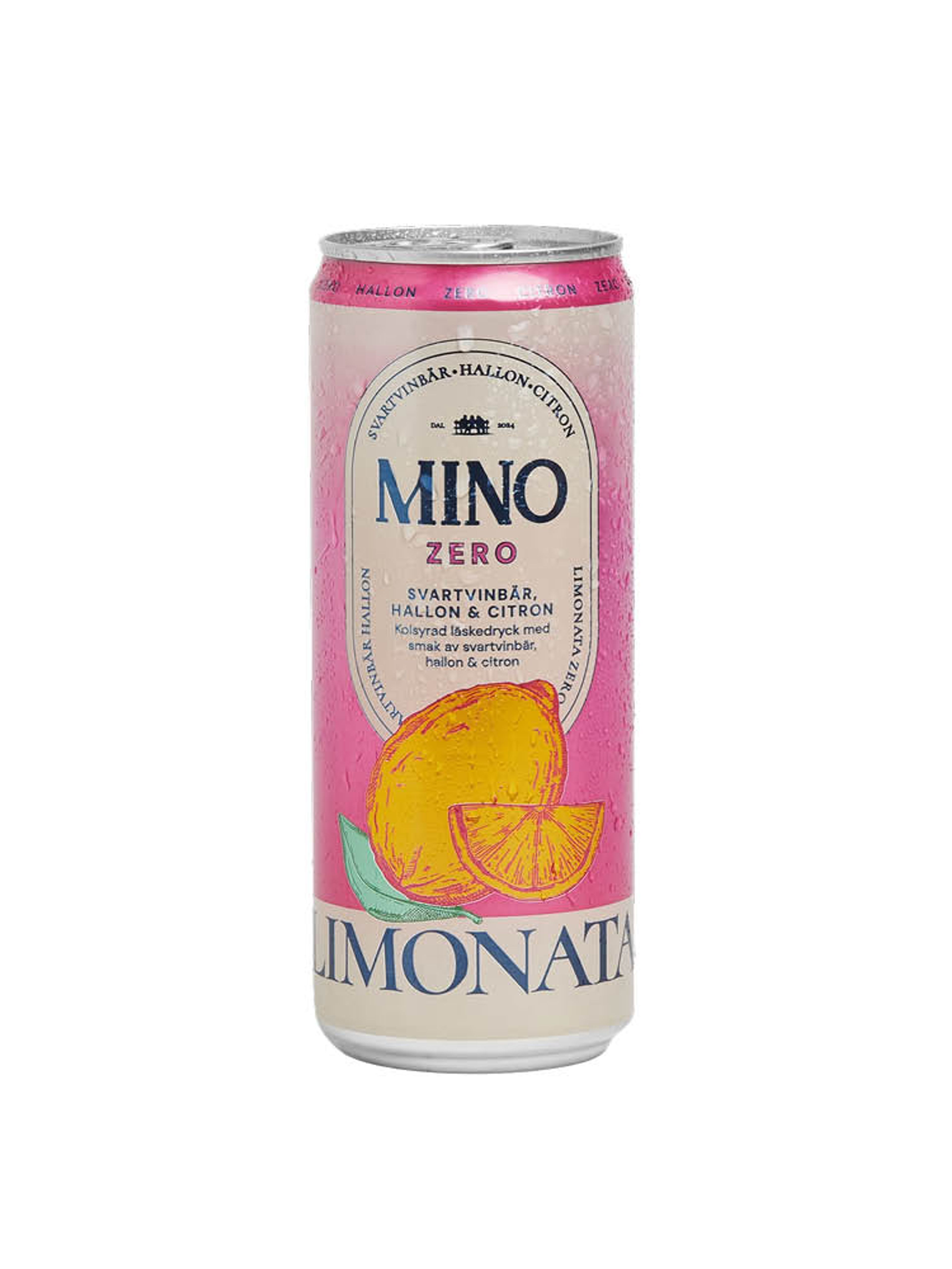 Produktbild som visar Limonata Svartvinbär, Hallon & Citron från Mino