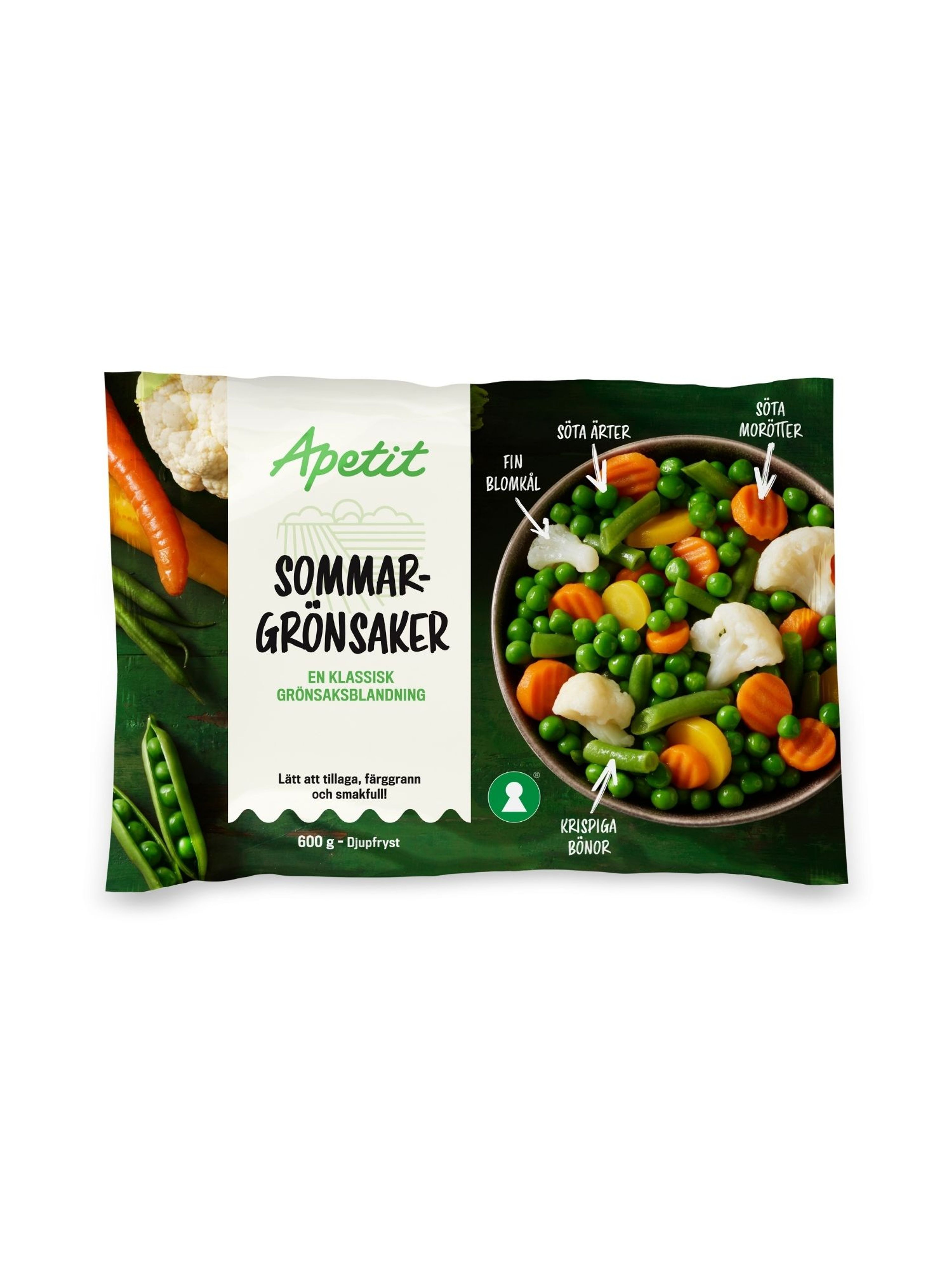 Produktbild som visar Sommargrönsaker från Apetit