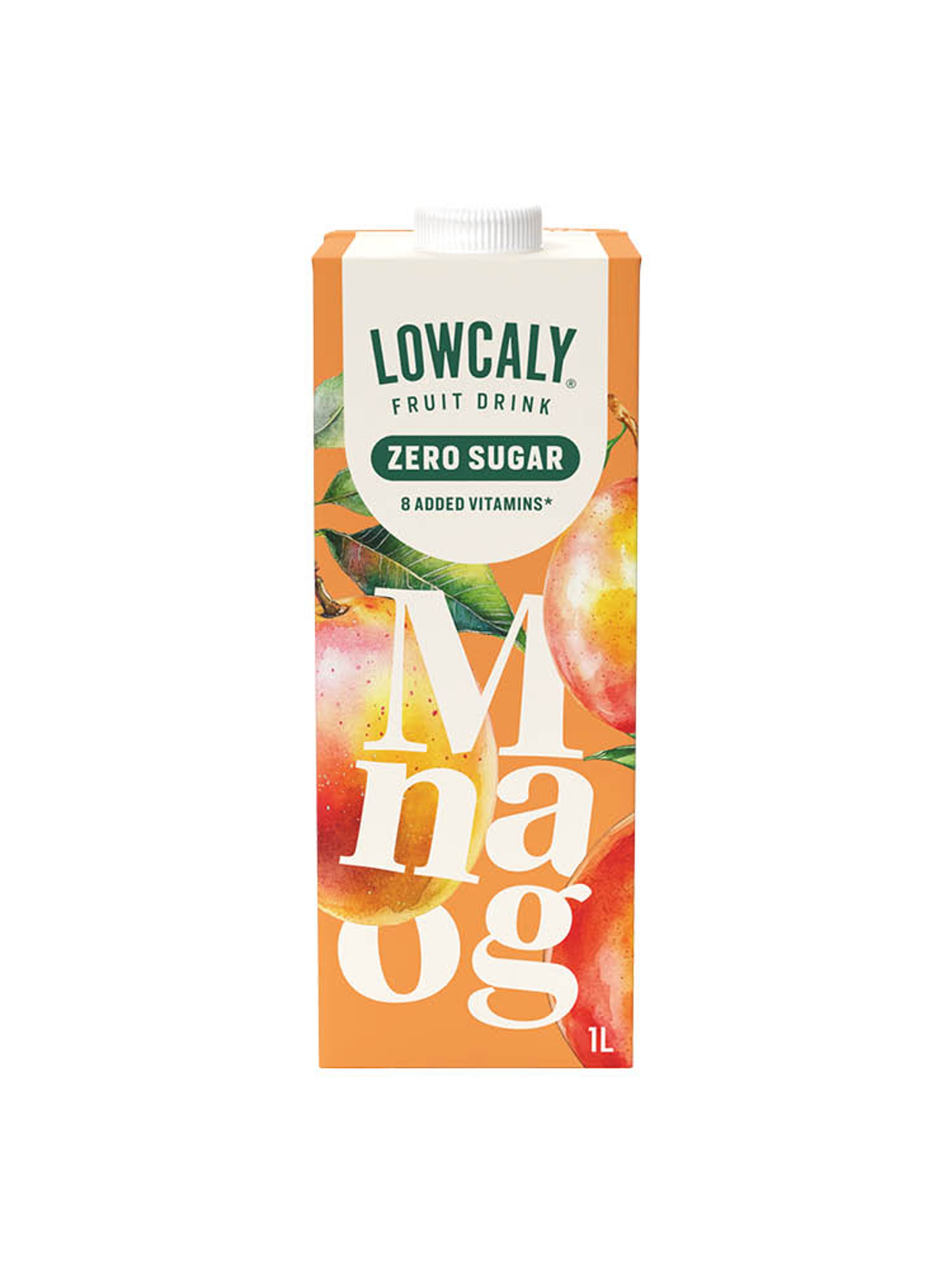 Produktbild som visar Lowcaly Fruktdryck Mango från Lowcaly
