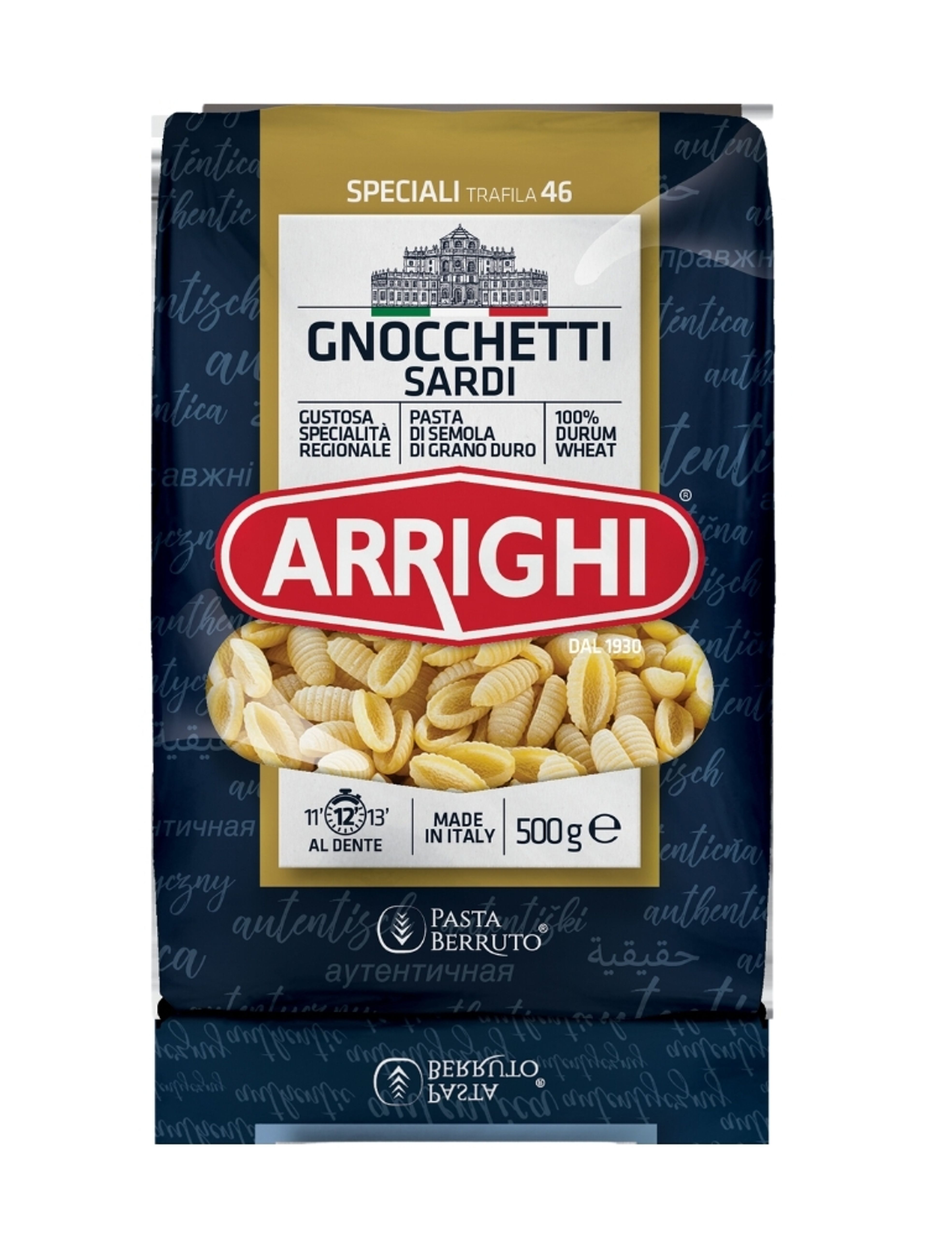 Produktbild som visar Gnocchetti från Pasta Berruto