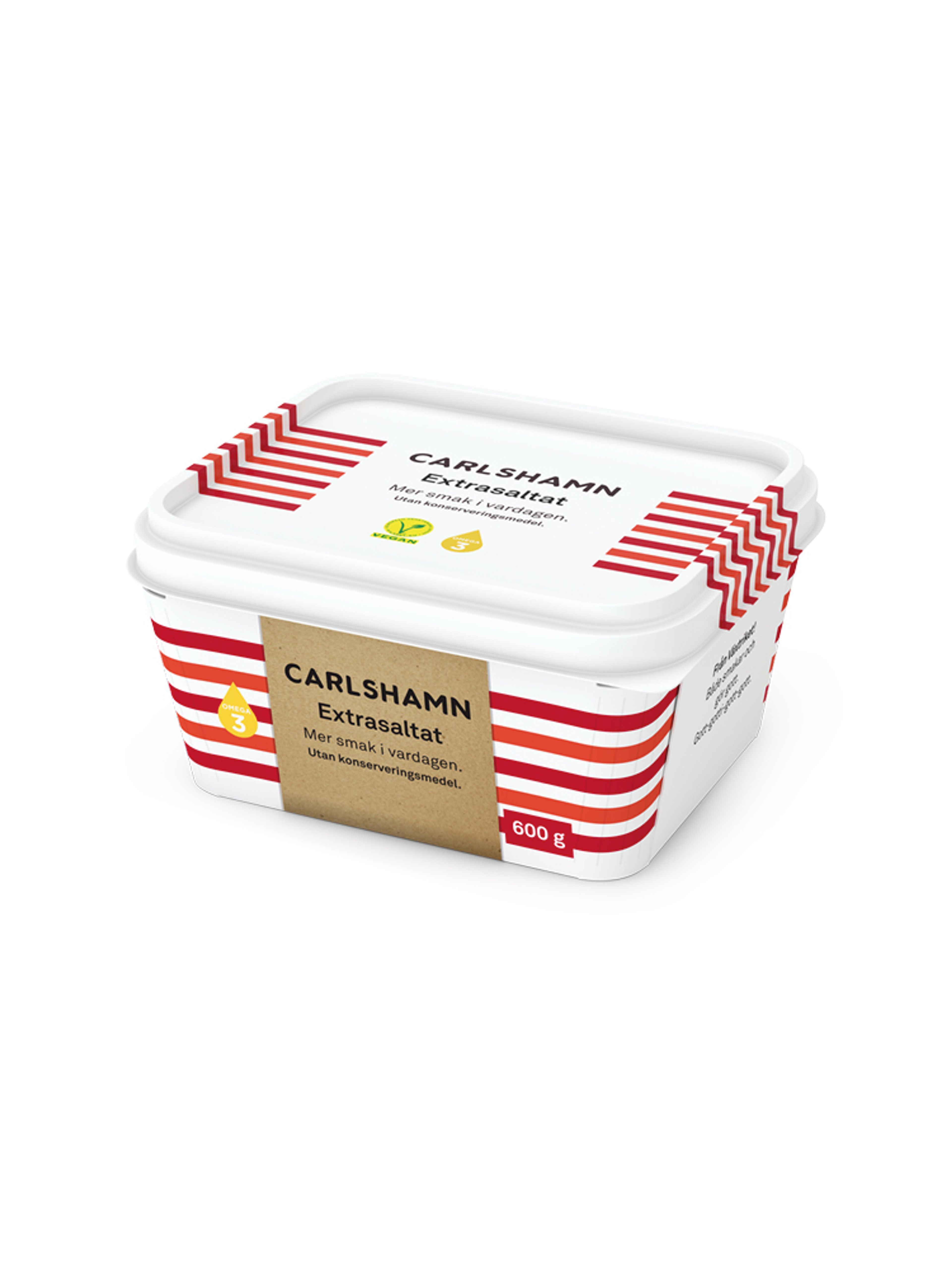 Produktbild som visar Carlshamn Extrasaltat Matfett från Carlshamn